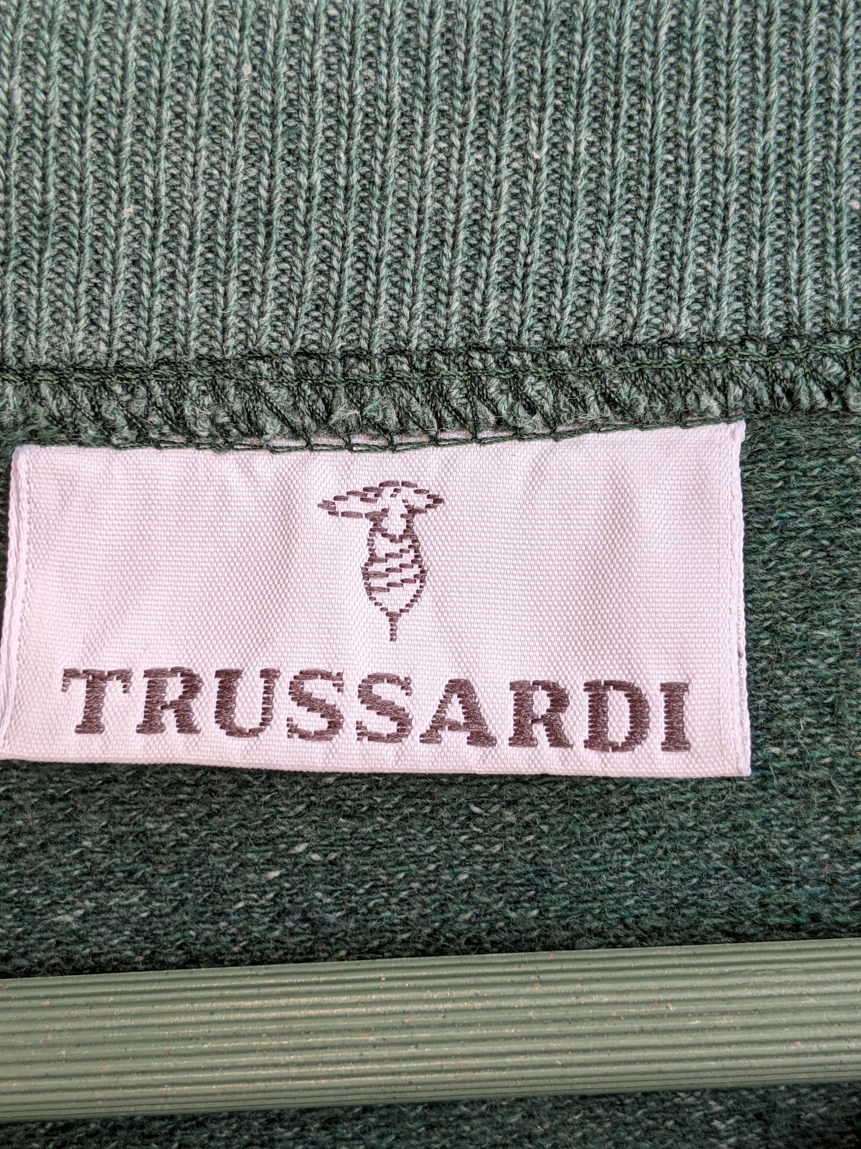 Trussardi Vintage Trussardi Embroidery Logo Sweatshirt Size US L / EU 52-54 / 3 - 4 Thumbnail