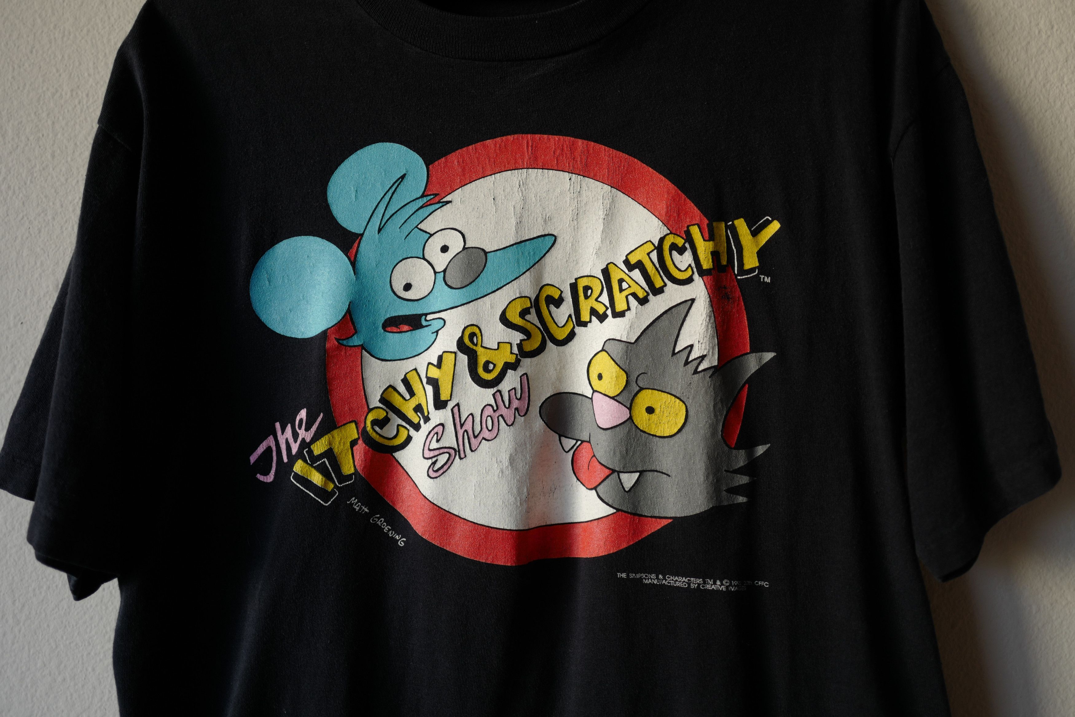 The Simpsons Vintage 1992 The Itchy & Scratchy Show Size US XL / EU 56 / 4 - 2 Thumbnail
