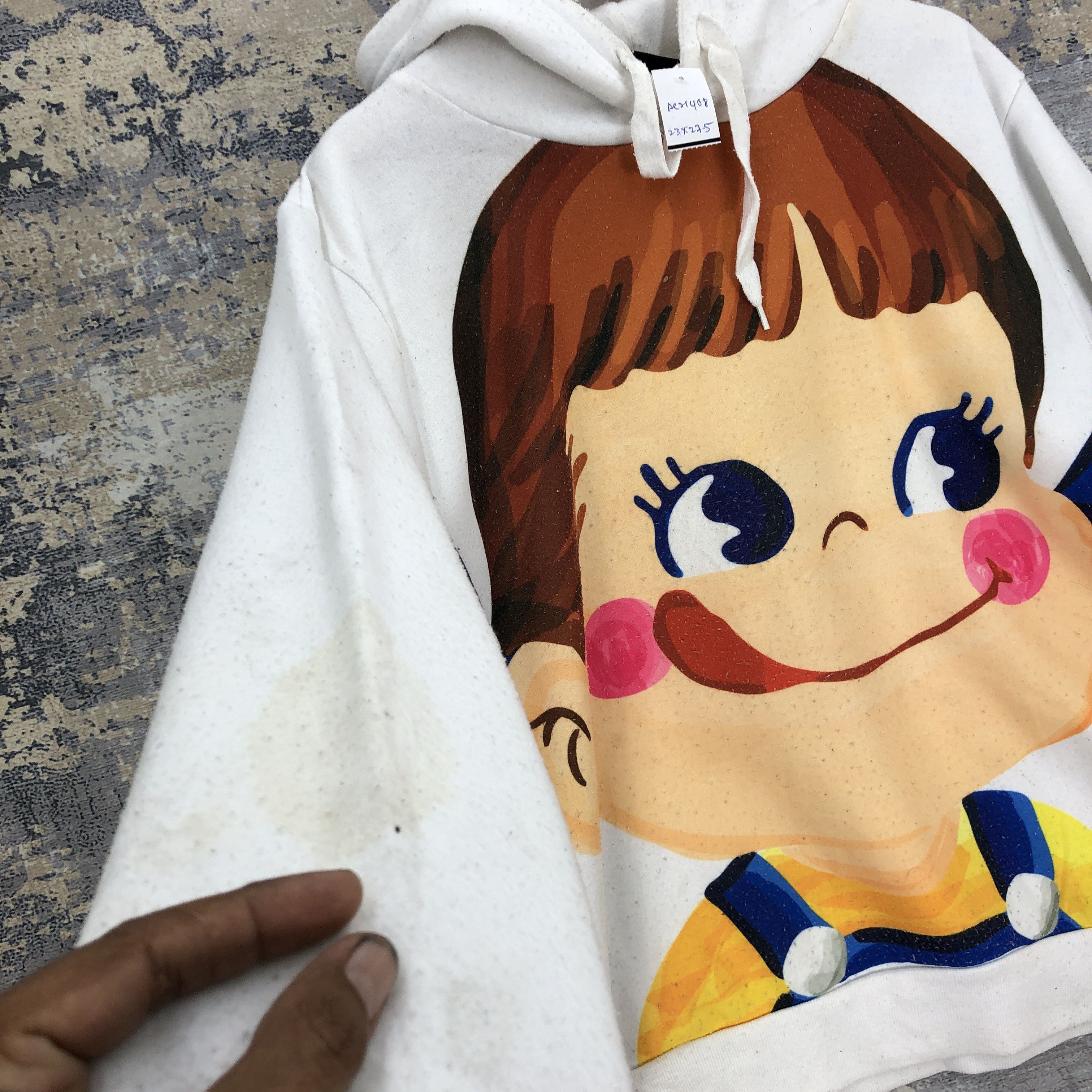Japanese Brand × Vintage Vintage 2019 Milky Peko Chan Chocolate Hoodie Sweatshirt Size US L / EU 52-54 / 3 - 10 Thumbnail