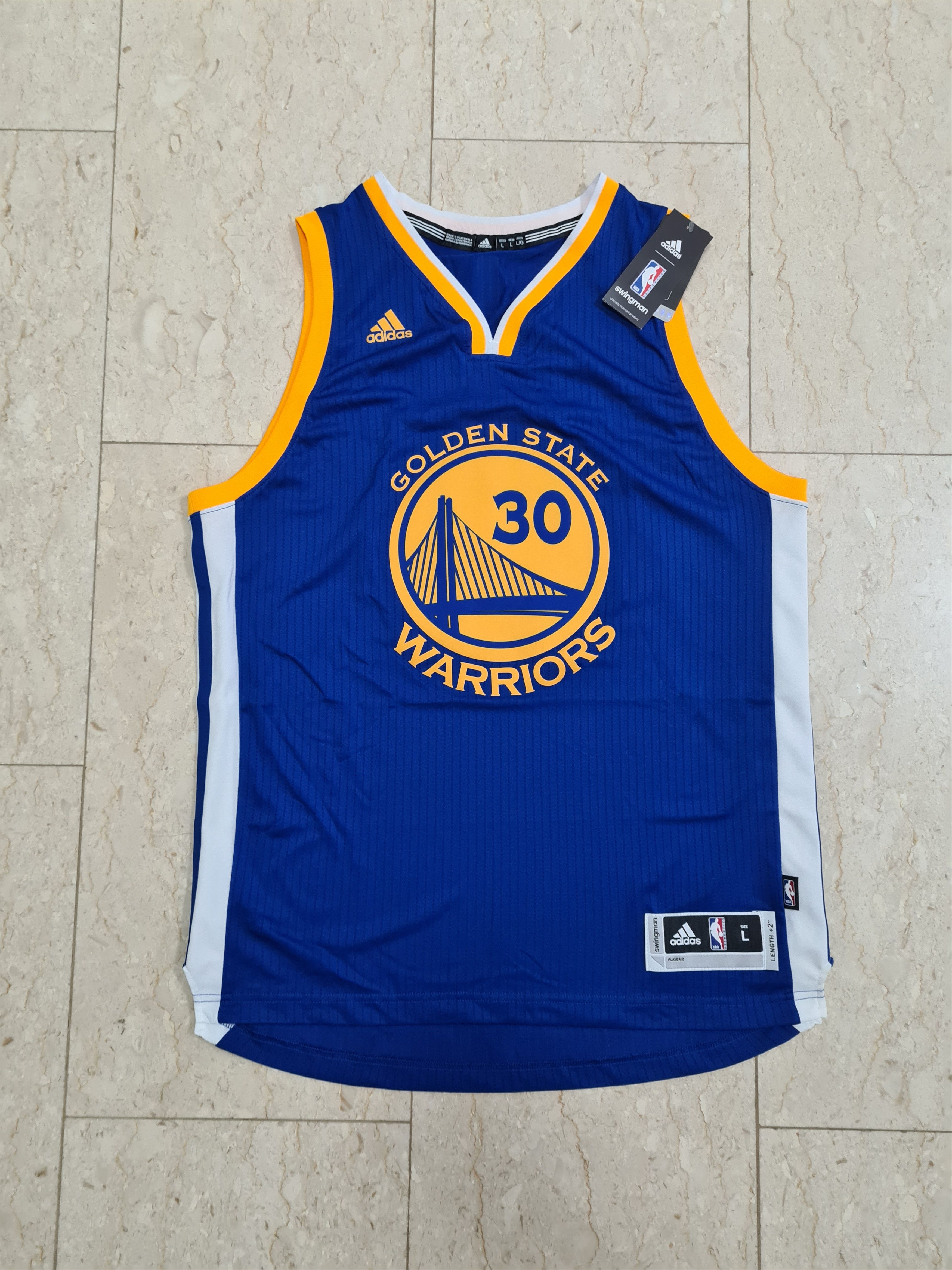 Adidas Golden outlet State Warriors Steph Curry Swingman Jersey