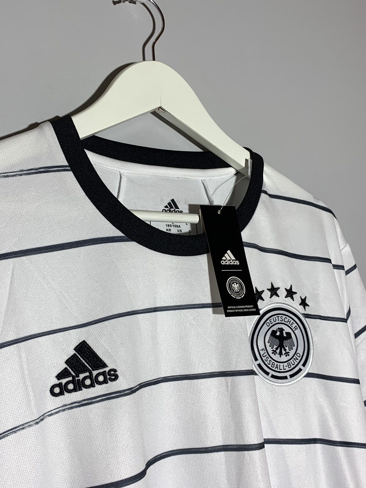 Adidas Germany Adidas 2020 New Home Football Shirt Size US S / EU 44-46 / 1 - 3 Thumbnail