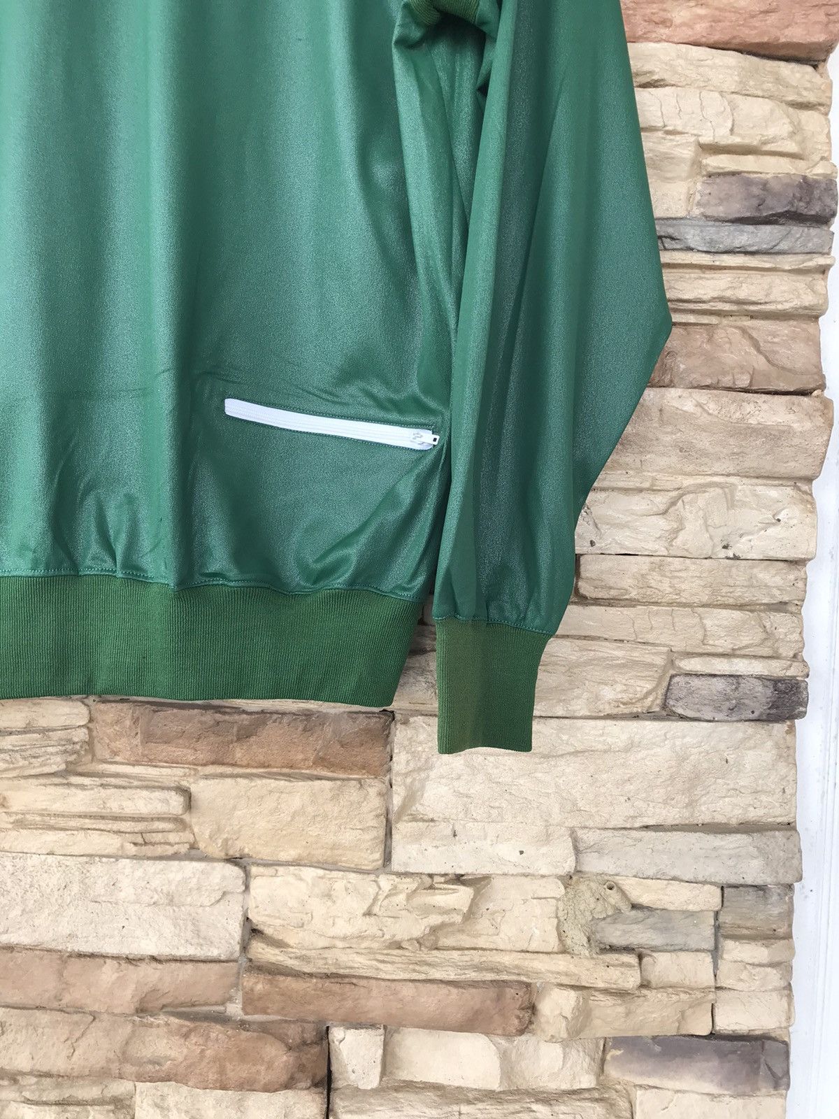 Japanese Brand Vintage Beaut Green by Sliver Ox V Neck Sweatshirts Size US L / EU 52-54 / 3 - 7 Thumbnail