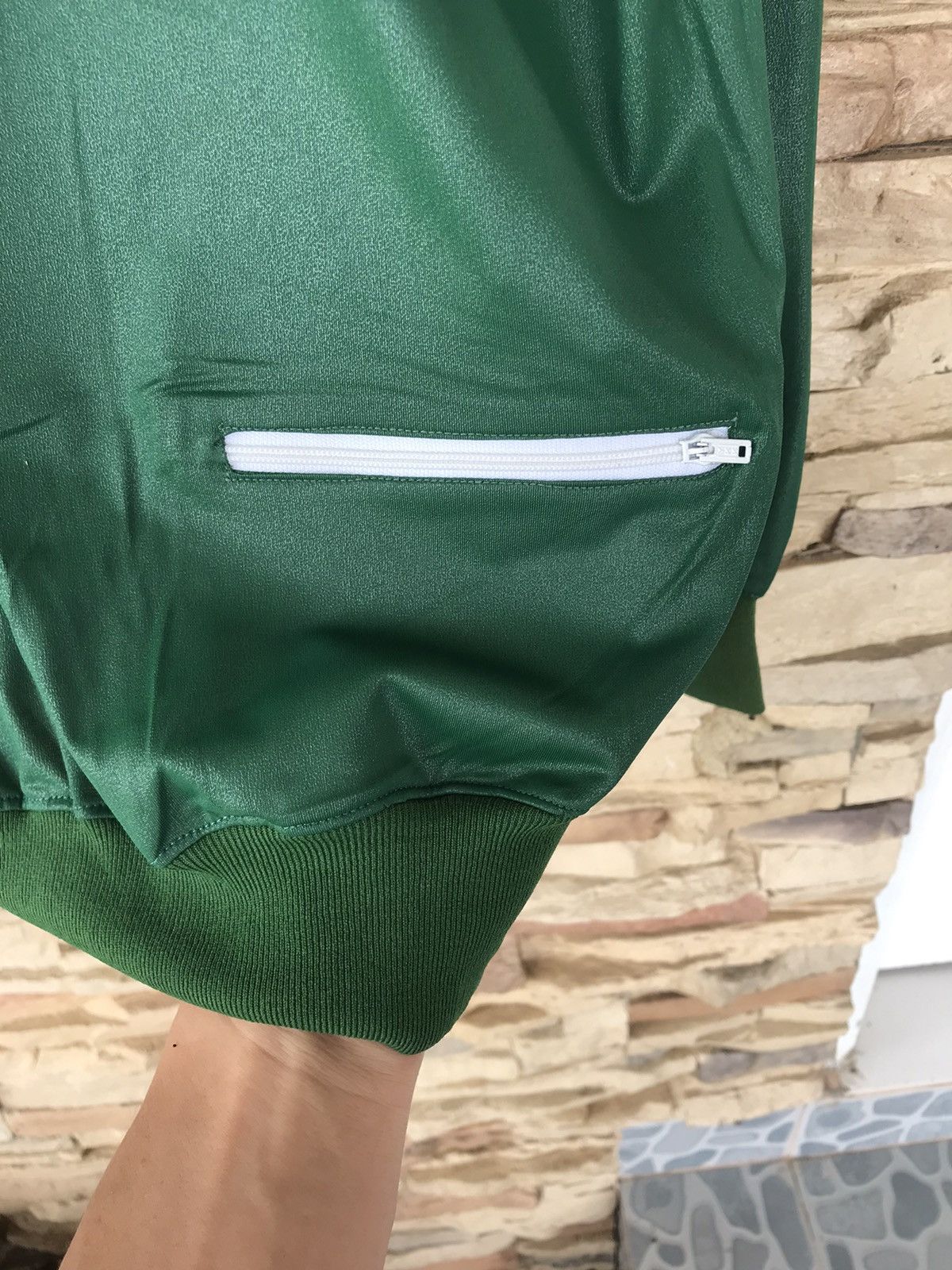 Japanese Brand Vintage Beaut Green by Sliver Ox V Neck Sweatshirts Size US L / EU 52-54 / 3 - 8 Thumbnail