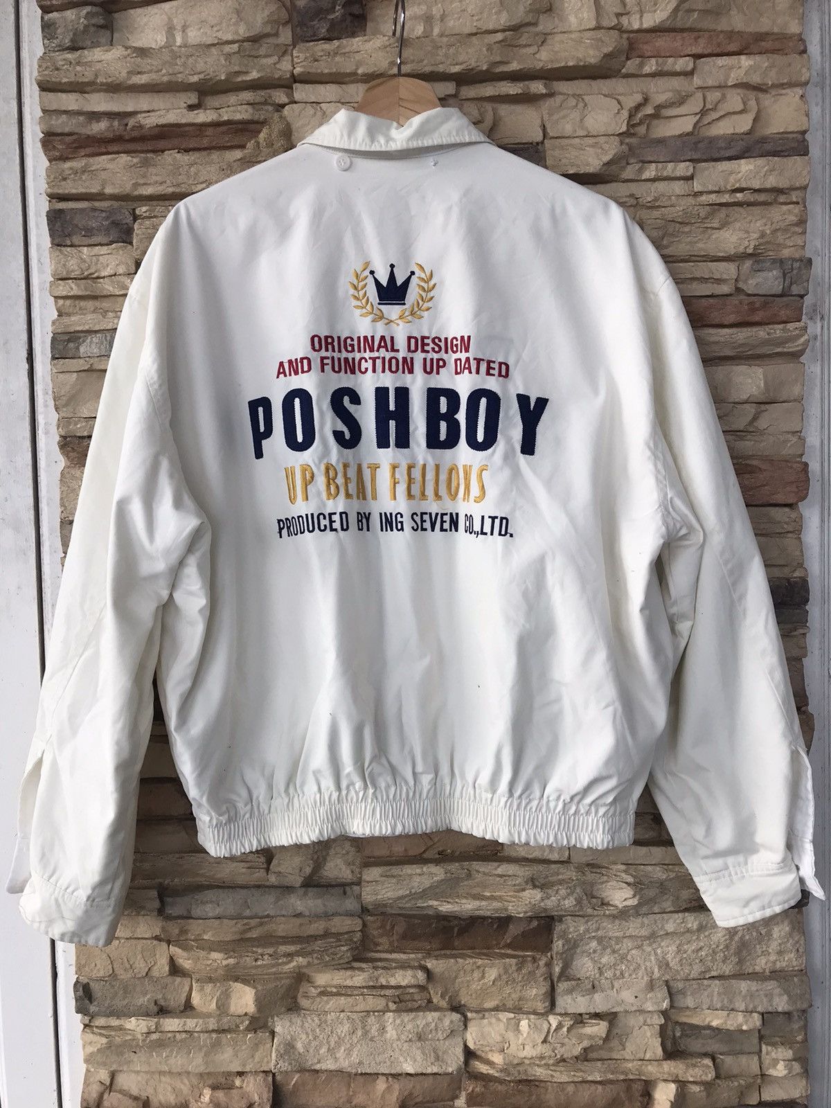 Vintage Posh Boy Reversible Bomber Jacket Size US L / EU 52-54 / 3 - 1 Thumbnail