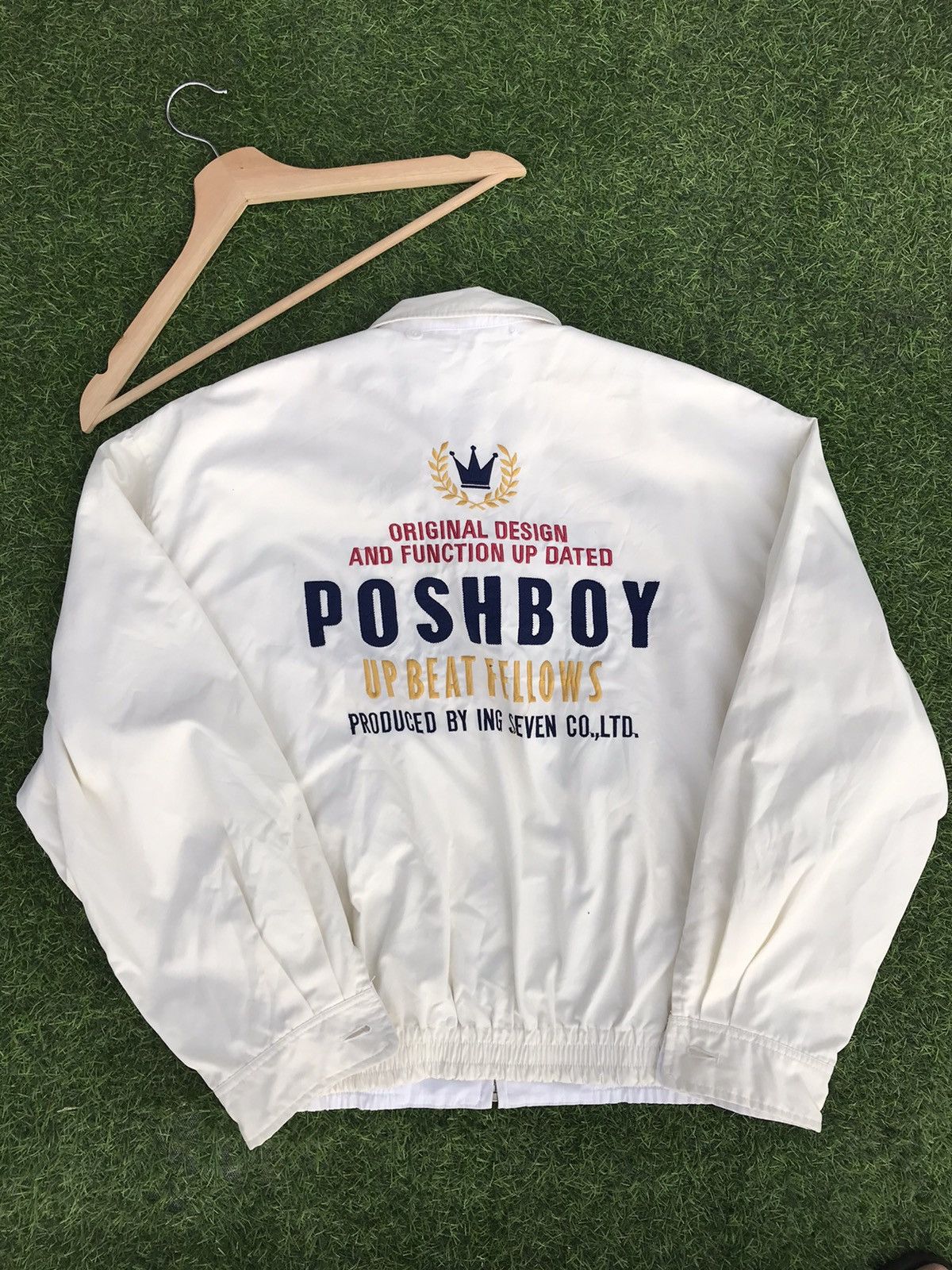 Vintage Posh Boy Reversible Bomber Jacket Size US L / EU 52-54 / 3 - 17 Thumbnail