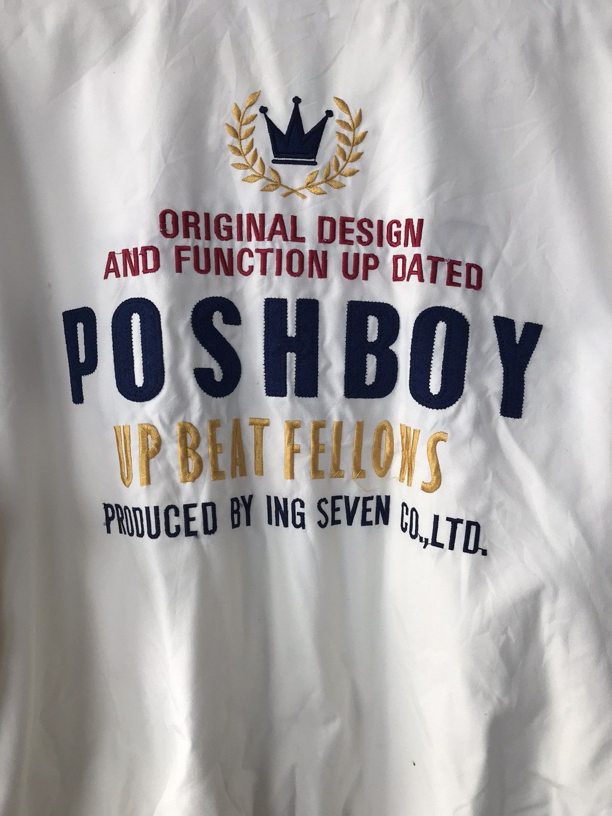 Vintage Posh Boy Reversible Bomber Jacket Size US L / EU 52-54 / 3 - 4 Thumbnail