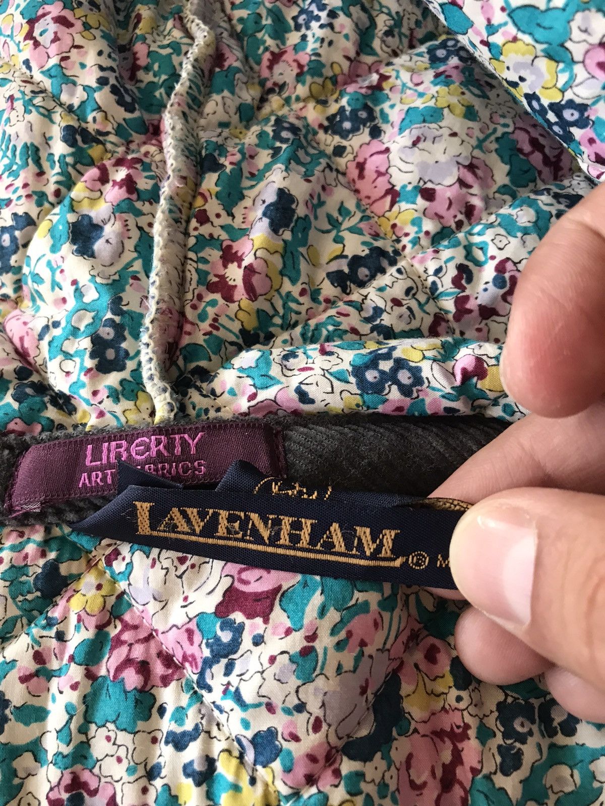 Lavenham Lavenham Liberty Art Fabric Quilted Jacket Hoodies Size US S / EU 44-46 / 1 - 16 Thumbnail