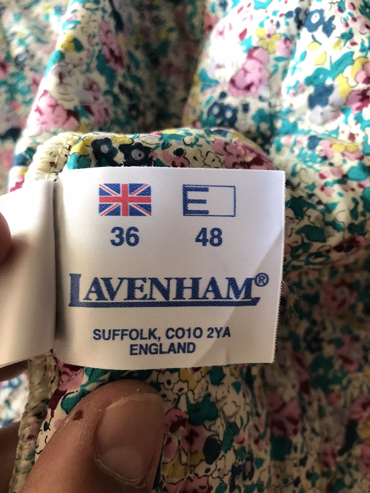 Lavenham Lavenham Liberty Art Fabric Quilted Jacket Hoodies Size US S / EU 44-46 / 1 - 19 Thumbnail
