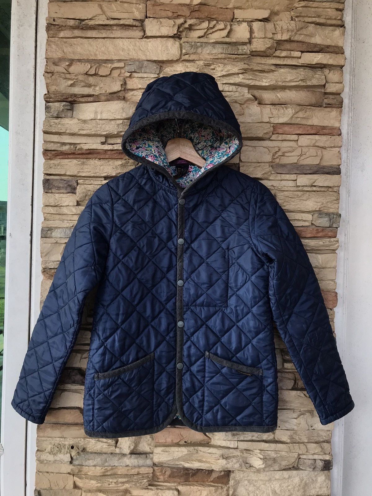 Lavenham Lavenham Liberty Art Fabric Quilted Jacket Hoodies Size US S / EU 44-46 / 1 - 1 Thumbnail