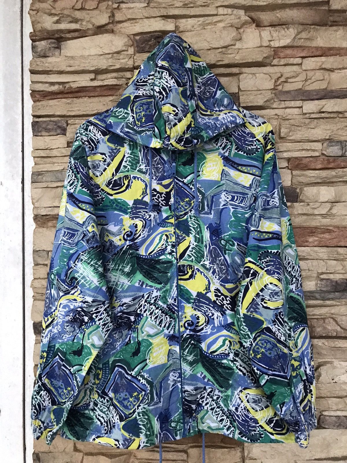 Vintage City Cats Art Fullprint Hoodies Japanese Brand Size US L / EU 52-54 / 3 - 1 Thumbnail