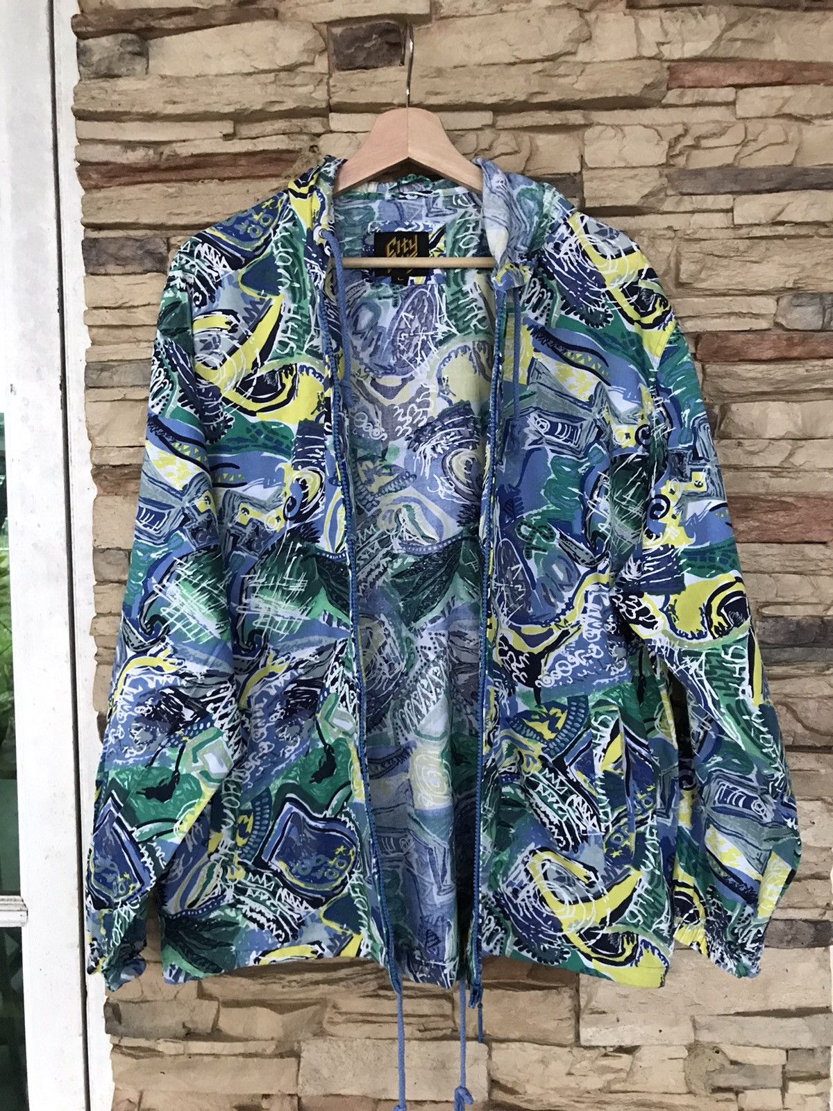Vintage City Cats Art Fullprint Hoodies Japanese Brand Size US L / EU 52-54 / 3 - 2 Thumbnail
