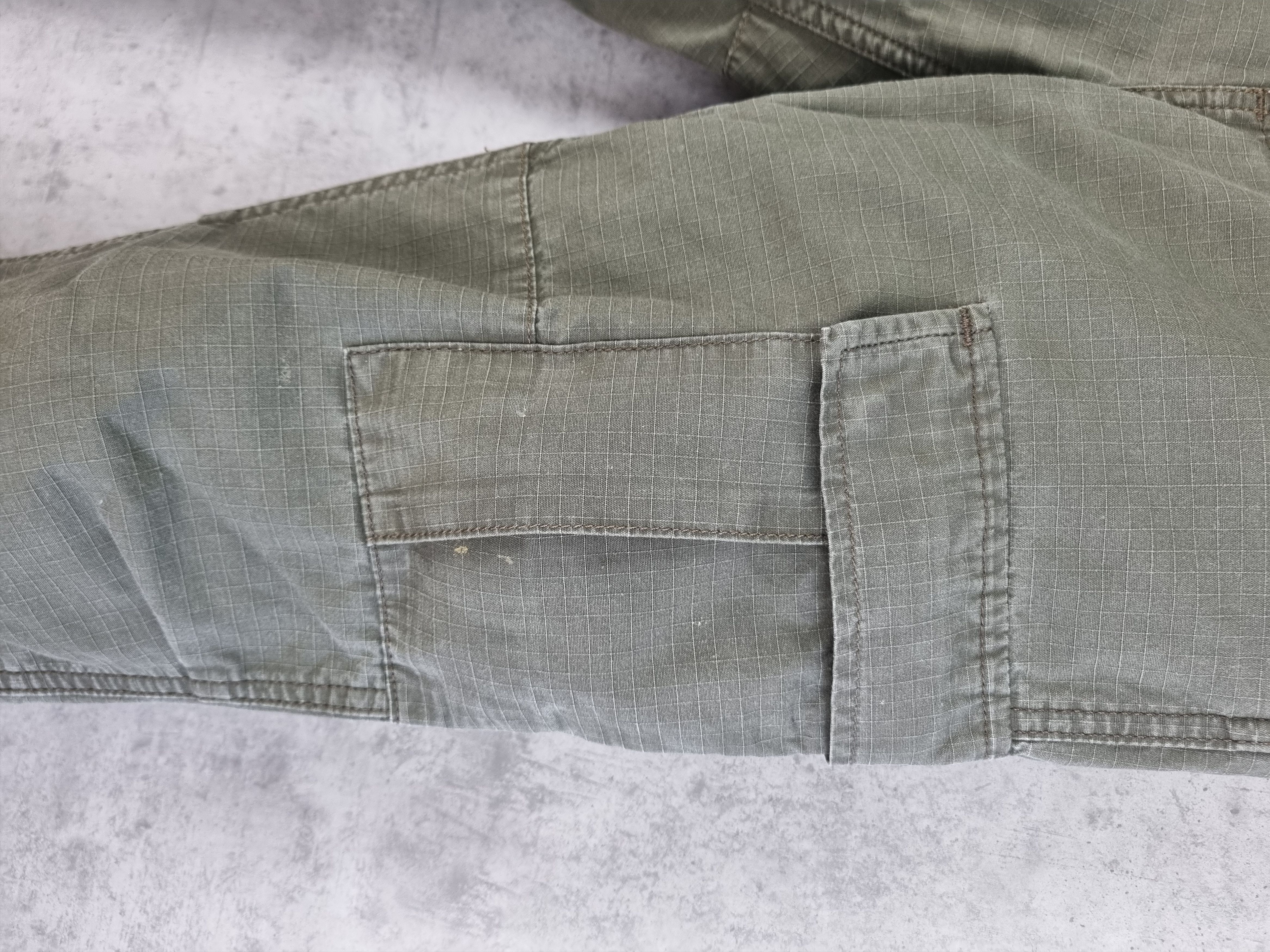 Carhartt × Carhartt Wip Carhartt Wip Cargo Dirty Ripped Military Pants Size US 30 / EU 46 - 11 Thumbnail