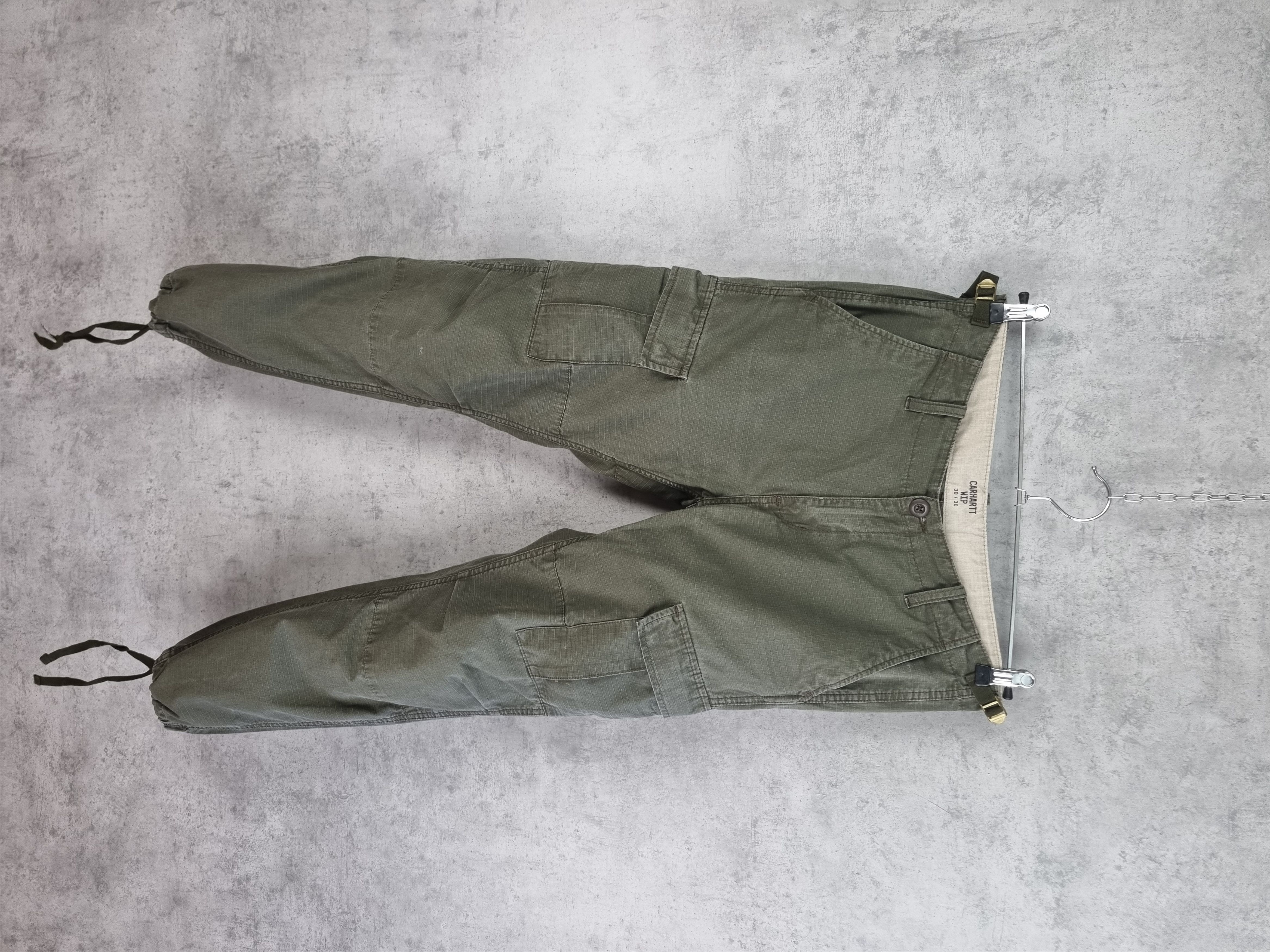 Carhartt × Carhartt Wip Carhartt Wip Cargo Dirty Ripped Military Pants Size US 30 / EU 46 - 4 Thumbnail