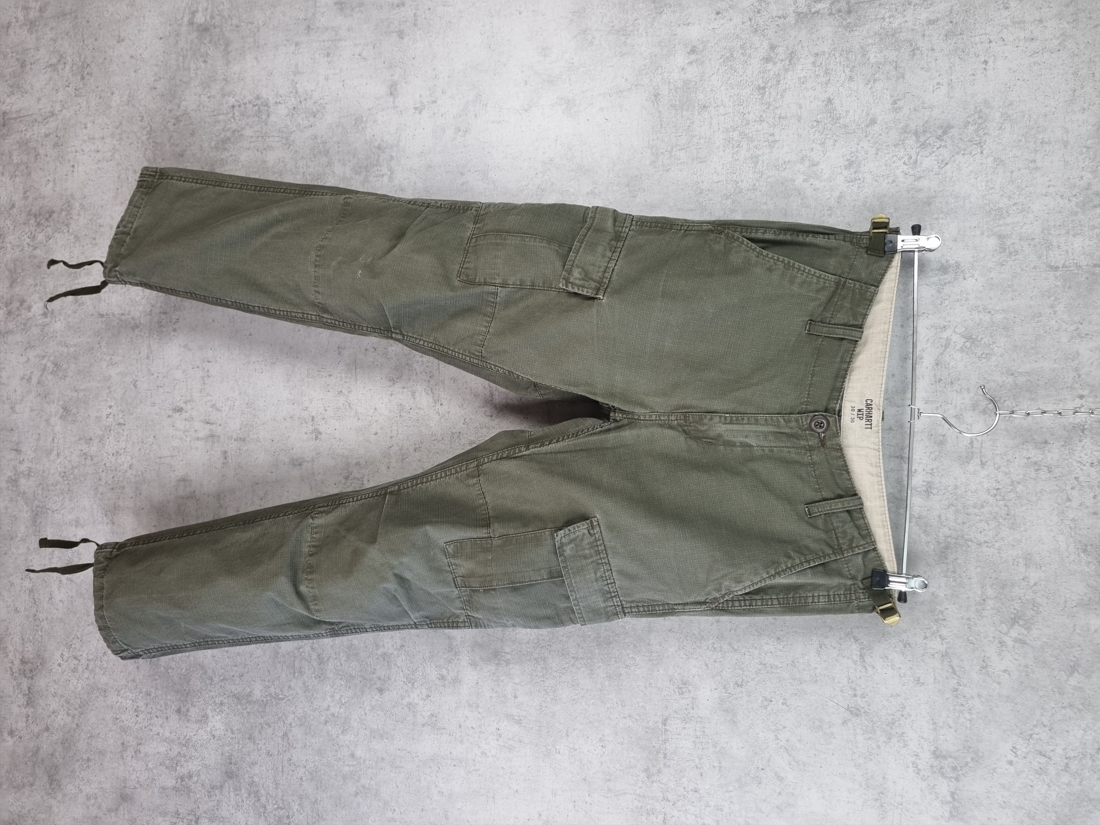 Carhartt × Carhartt Wip Carhartt Wip Cargo Dirty Ripped Military Pants Size US 30 / EU 46 - 6 Thumbnail