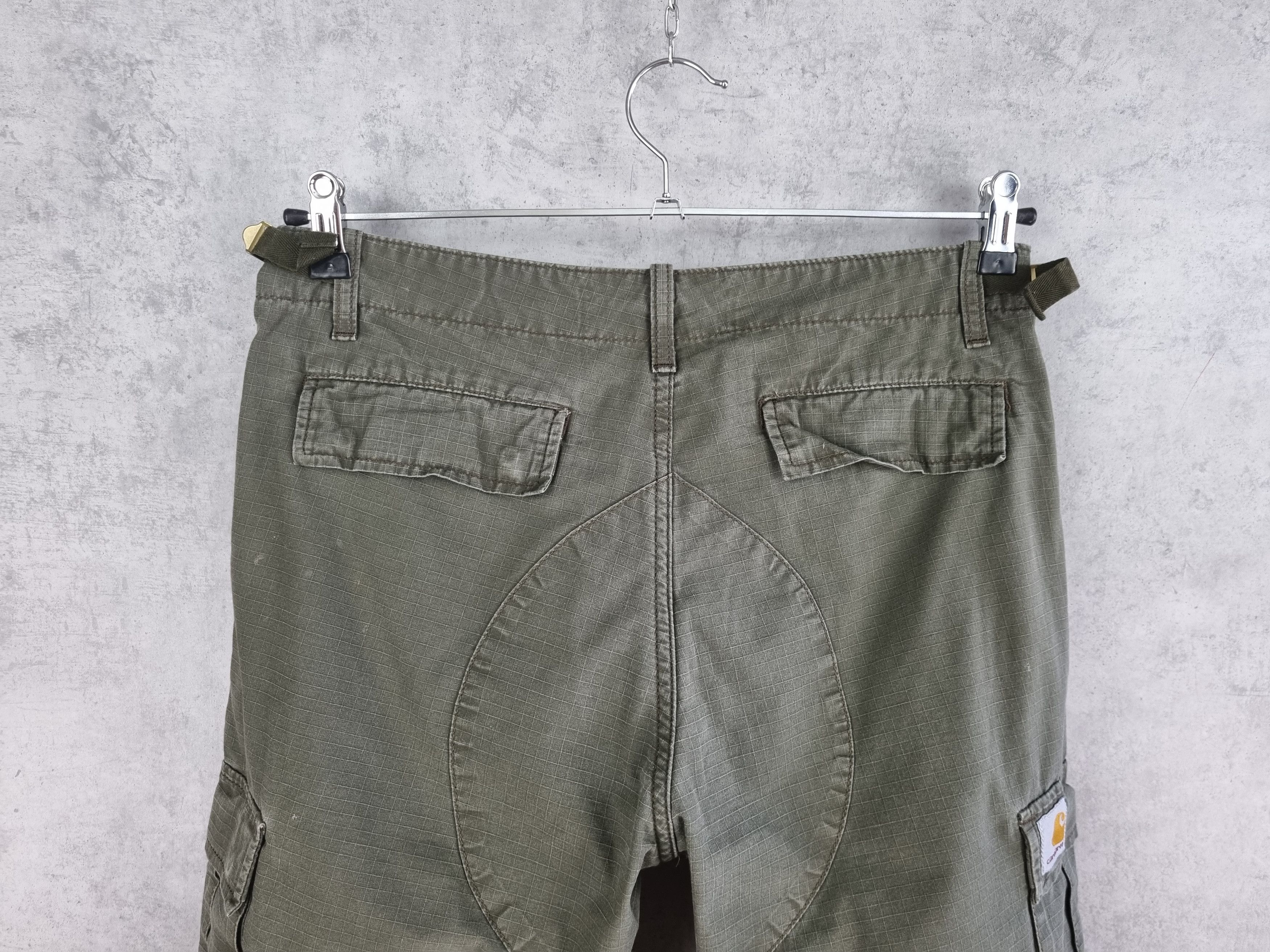 Carhartt × Carhartt Wip Carhartt Wip Cargo Dirty Ripped Military Pants Size US 30 / EU 46 - 10 Thumbnail