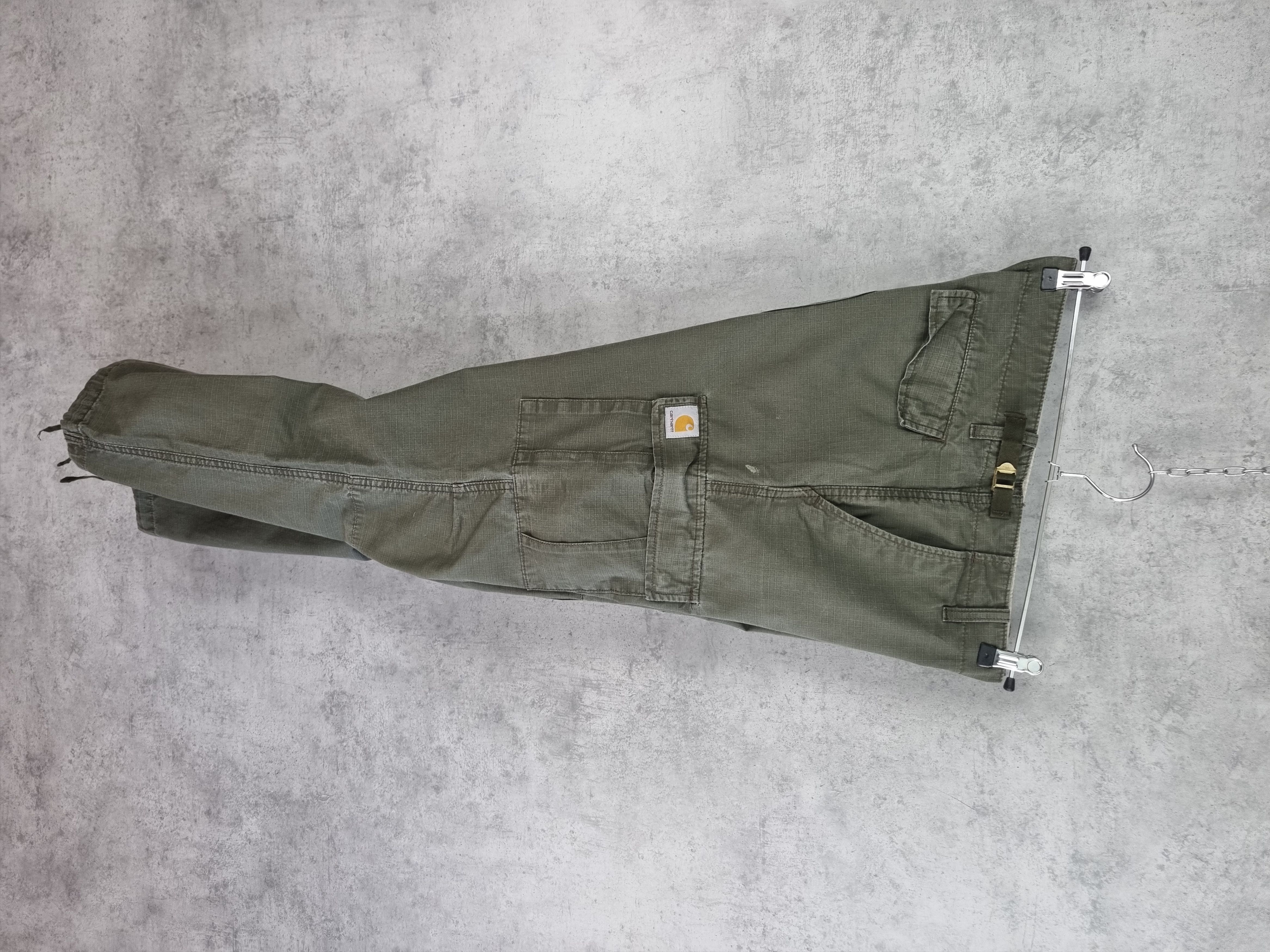 Carhartt × Carhartt Wip Carhartt Wip Cargo Dirty Ripped Military Pants Size US 30 / EU 46 - 3 Thumbnail