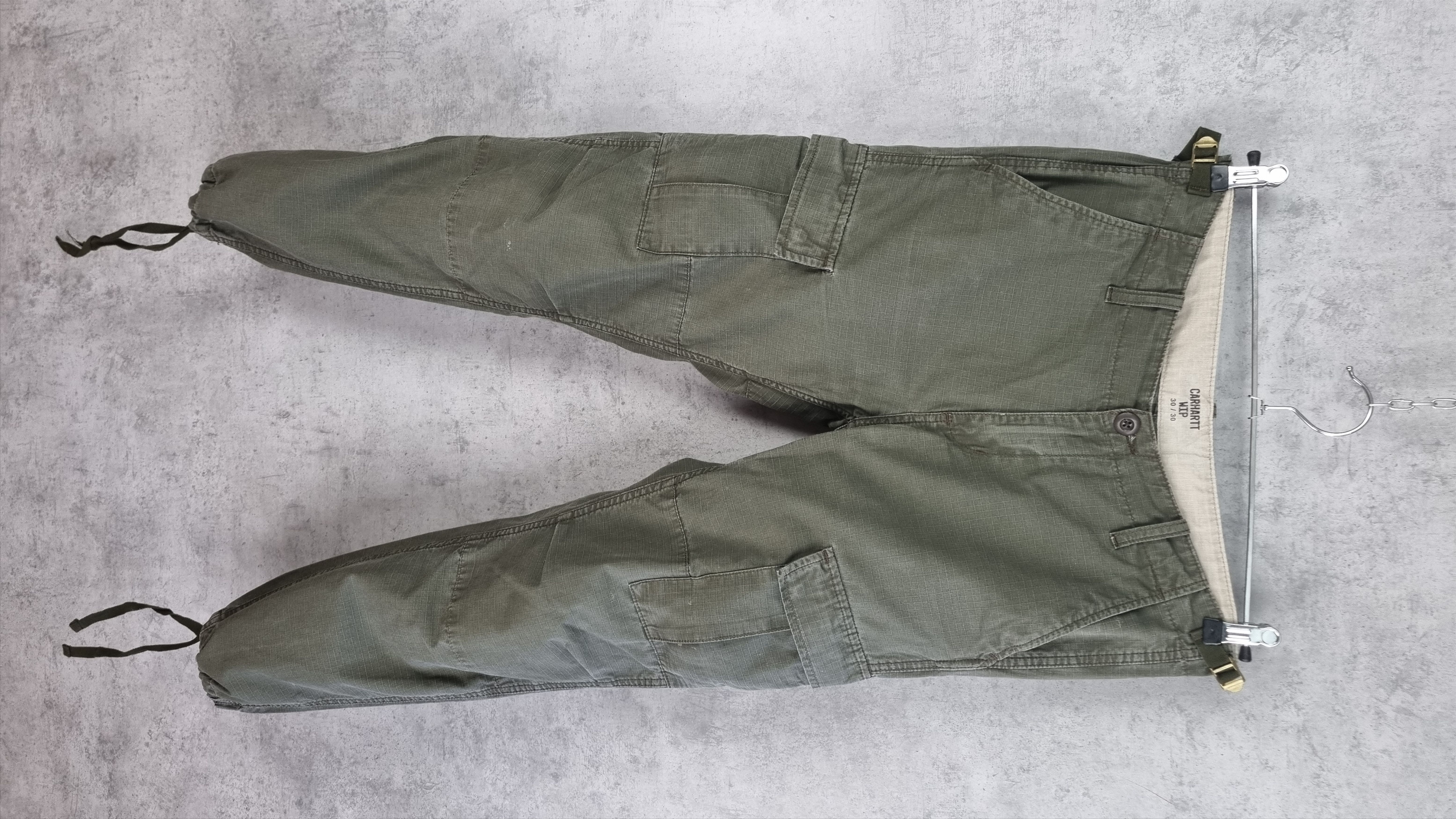 Carhartt × Carhartt Wip Carhartt Wip Cargo Dirty Ripped Military Pants Size US 30 / EU 46 - 17 Thumbnail