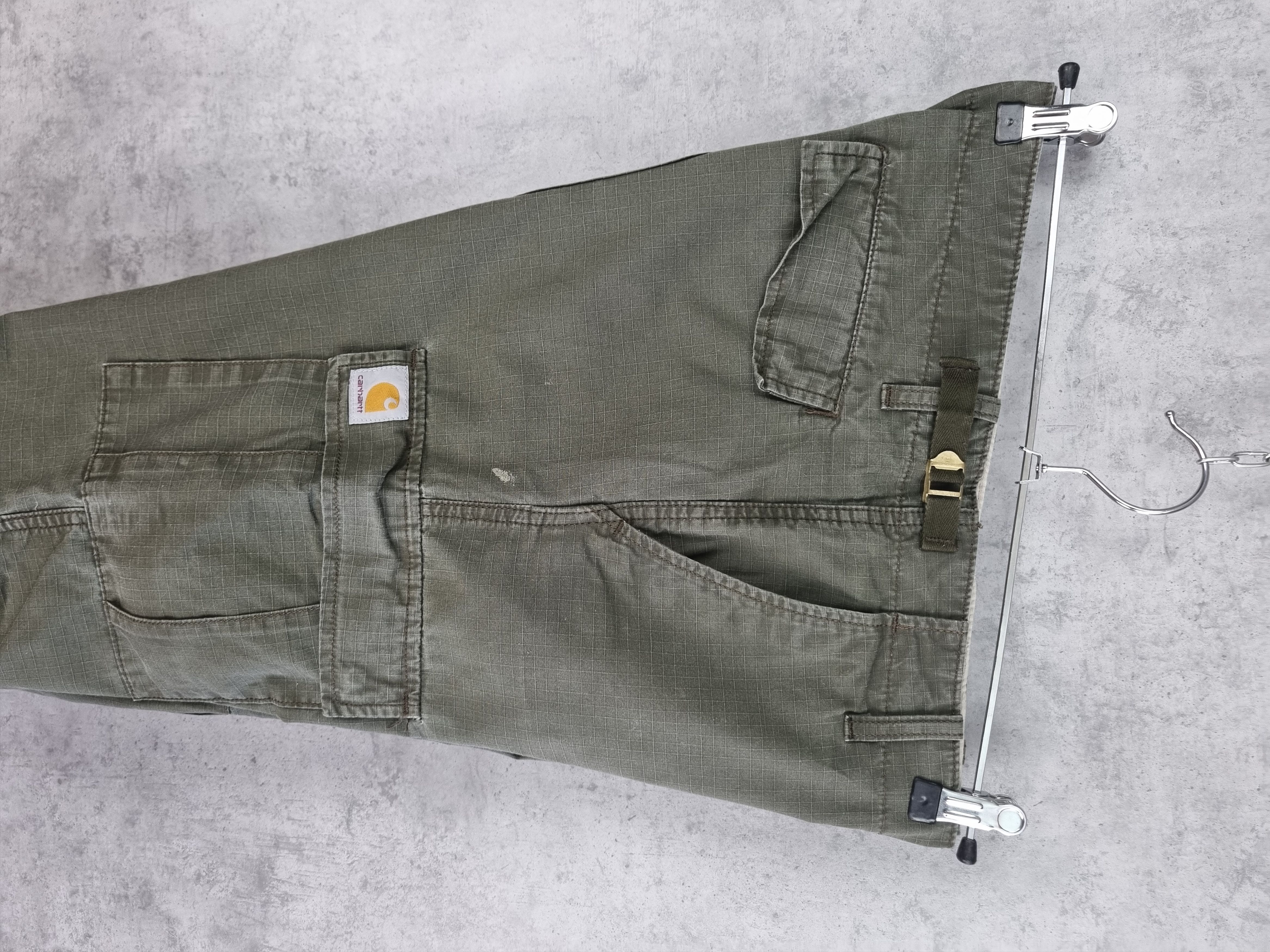 Carhartt × Carhartt Wip Carhartt Wip Cargo Dirty Ripped Military Pants Size US 30 / EU 46 - 7 Thumbnail