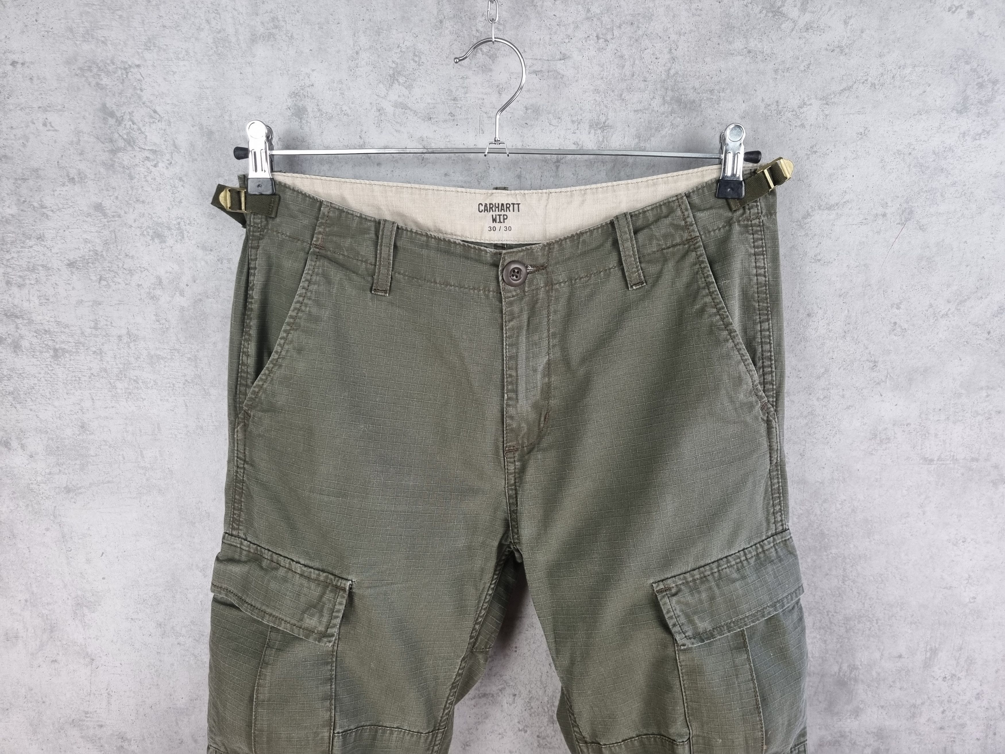 Carhartt × Carhartt Wip Carhartt Wip Cargo Dirty Ripped Military Pants Size US 30 / EU 46 - 8 Thumbnail