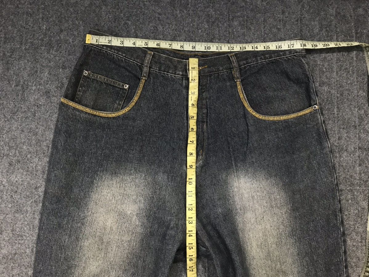 Japanese Brand × Vintage Phat Farm Jeans Faded Denim Jeans Indigo Straight Cut Size US 36 / EU 52 - 11 Thumbnail