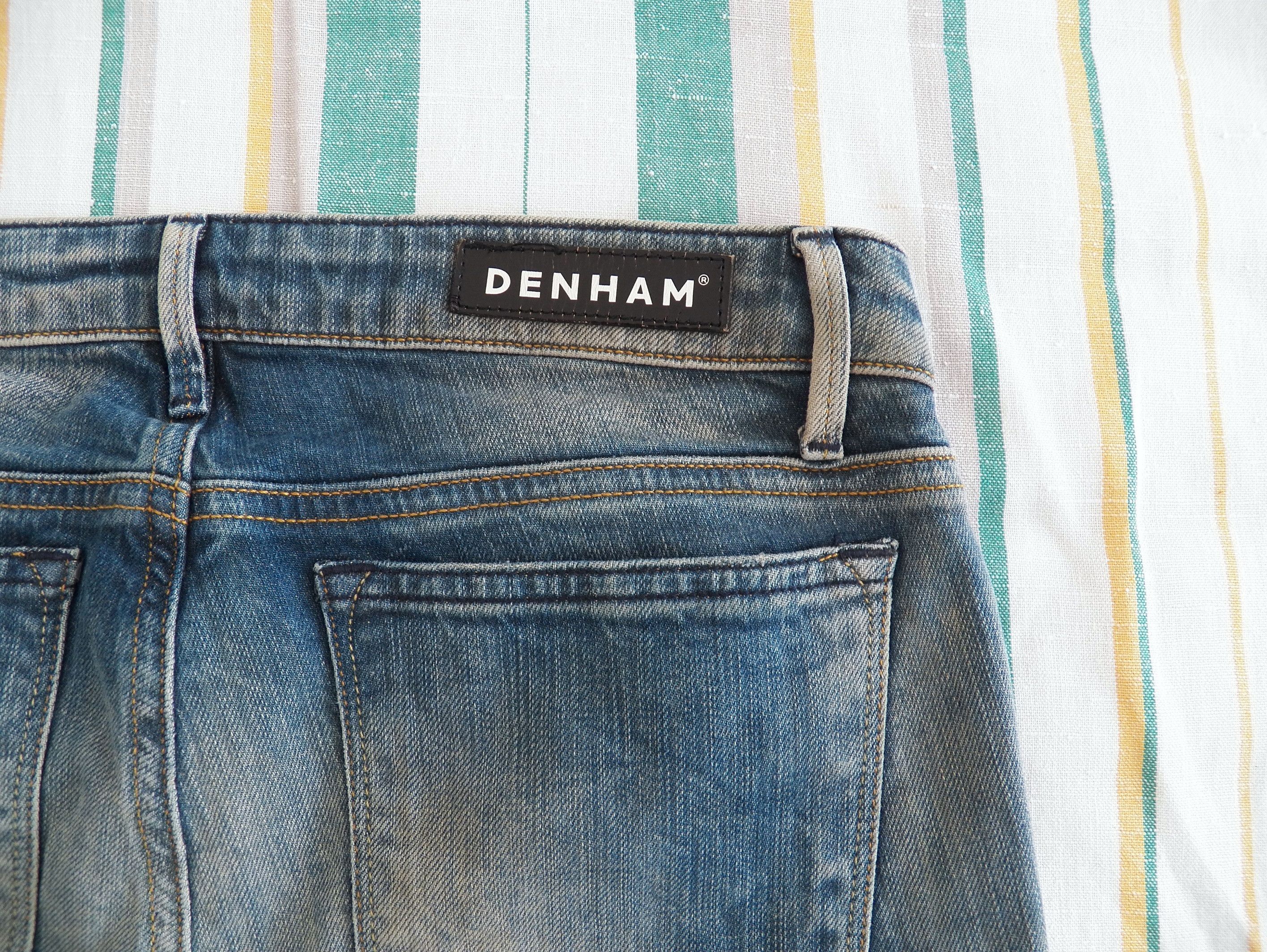 DENHAM Denham Cleaner Regular Fit Jeans W27 L34 Washed Blue CBF Size 27" / US 4 / IT 40 - 9 Thumbnail
