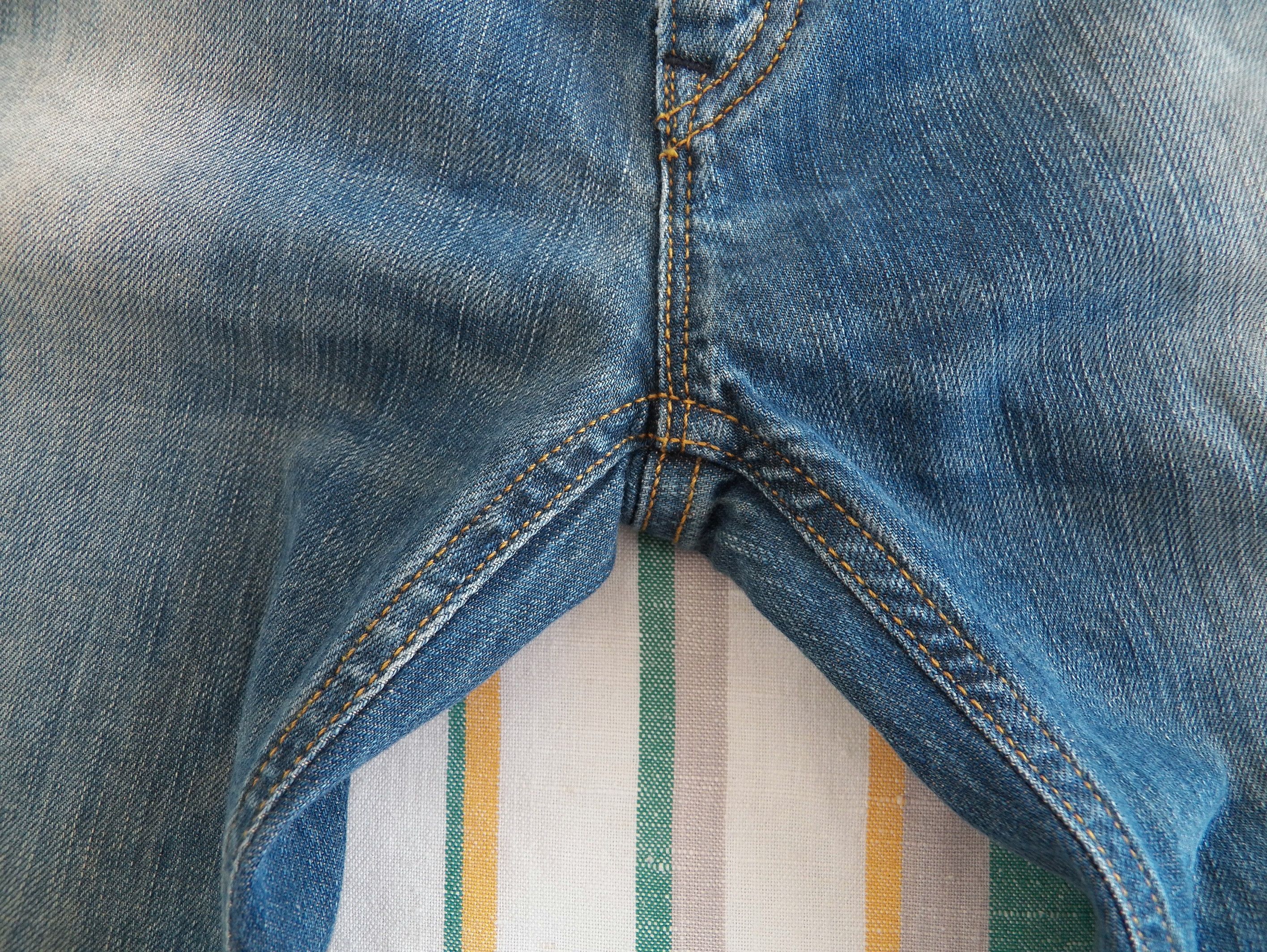 DENHAM Denham Cleaner Regular Fit Jeans W27 L34 Washed Blue CBF Size 27" / US 4 / IT 40 - 3 Thumbnail