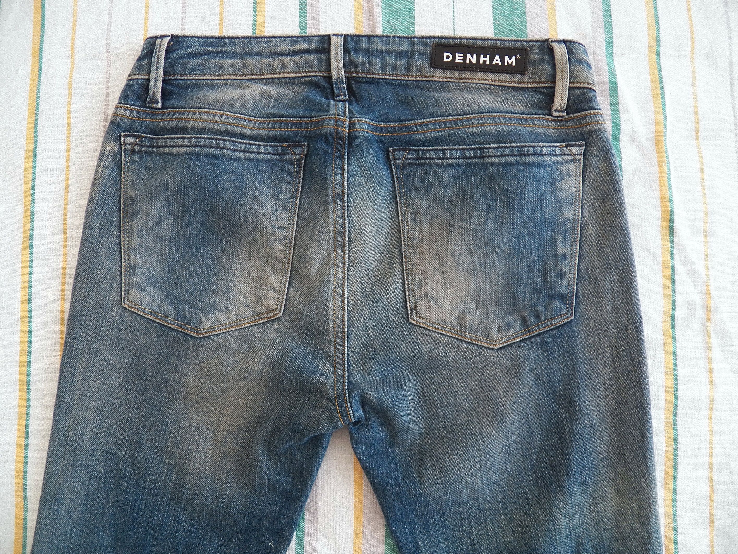 DENHAM Denham Cleaner Regular Fit Jeans W27 L34 Washed Blue CBF Size 27" / US 4 / IT 40 - 8 Thumbnail