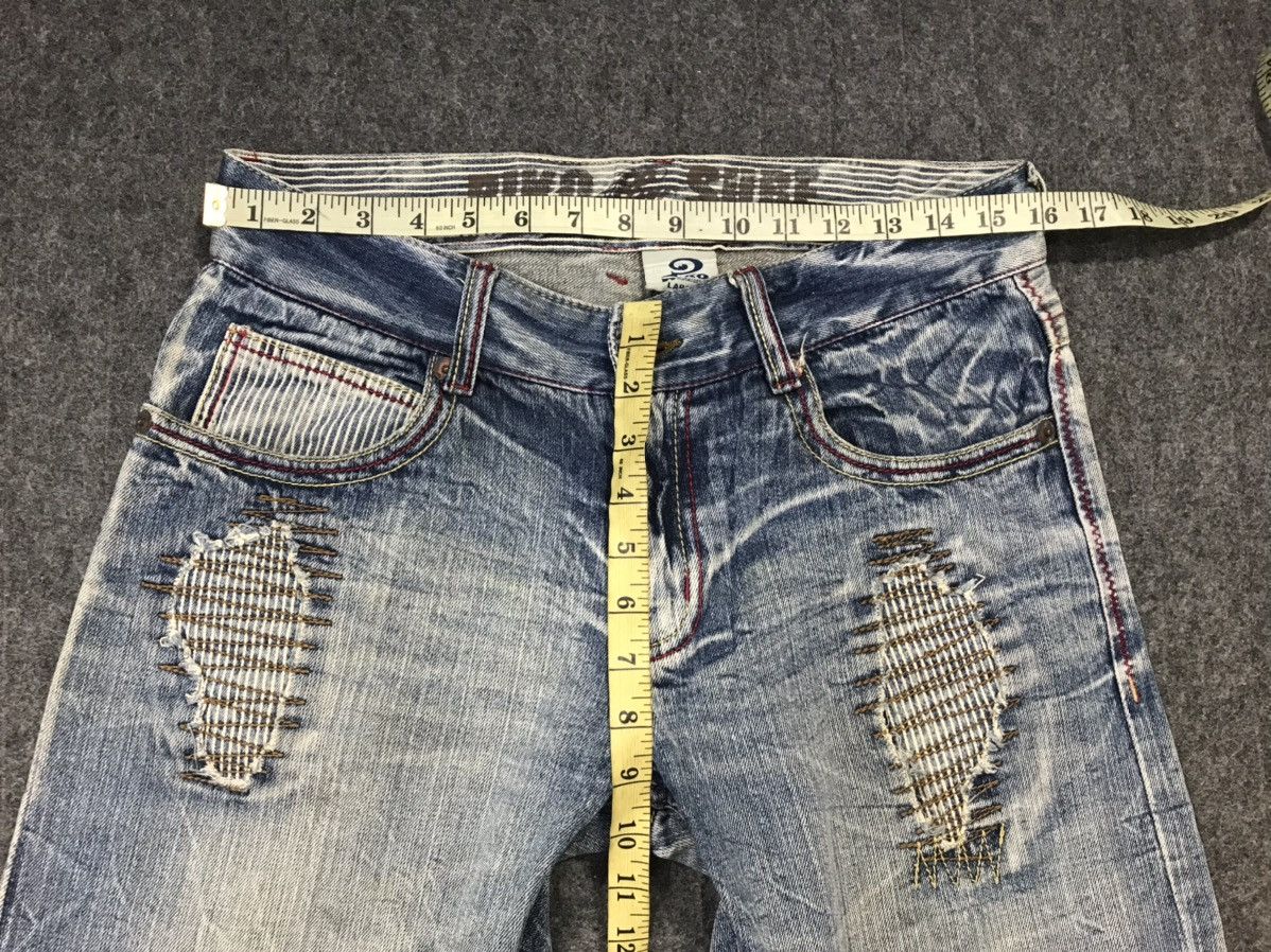 Japanese Brand × Vintage Piko Aloha Surf Distressed Denim Jeans Indigo Size US 32 / EU 48 - 14 Thumbnail