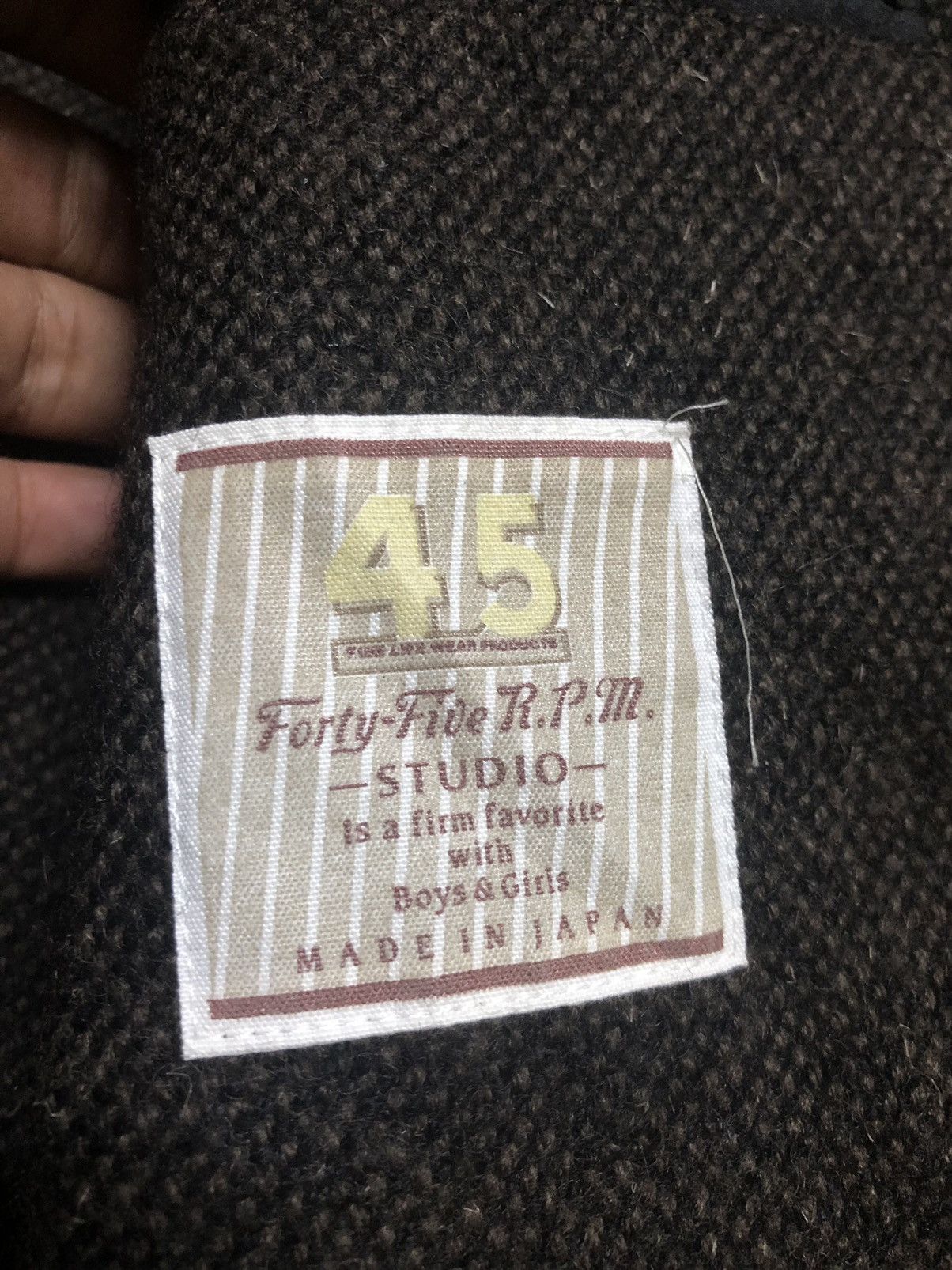 45rpm Vintage R Forty Five RPM JAPAN INDIGO Size 38L - 5 Thumbnail
