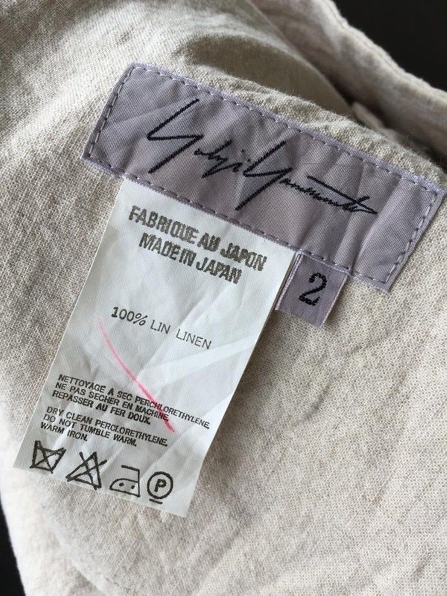 Yohji Yamamoto 💥Yohji Yamamoto Signature Linen Pant Size 30" / US 8 / IT 44 - 4 Thumbnail
