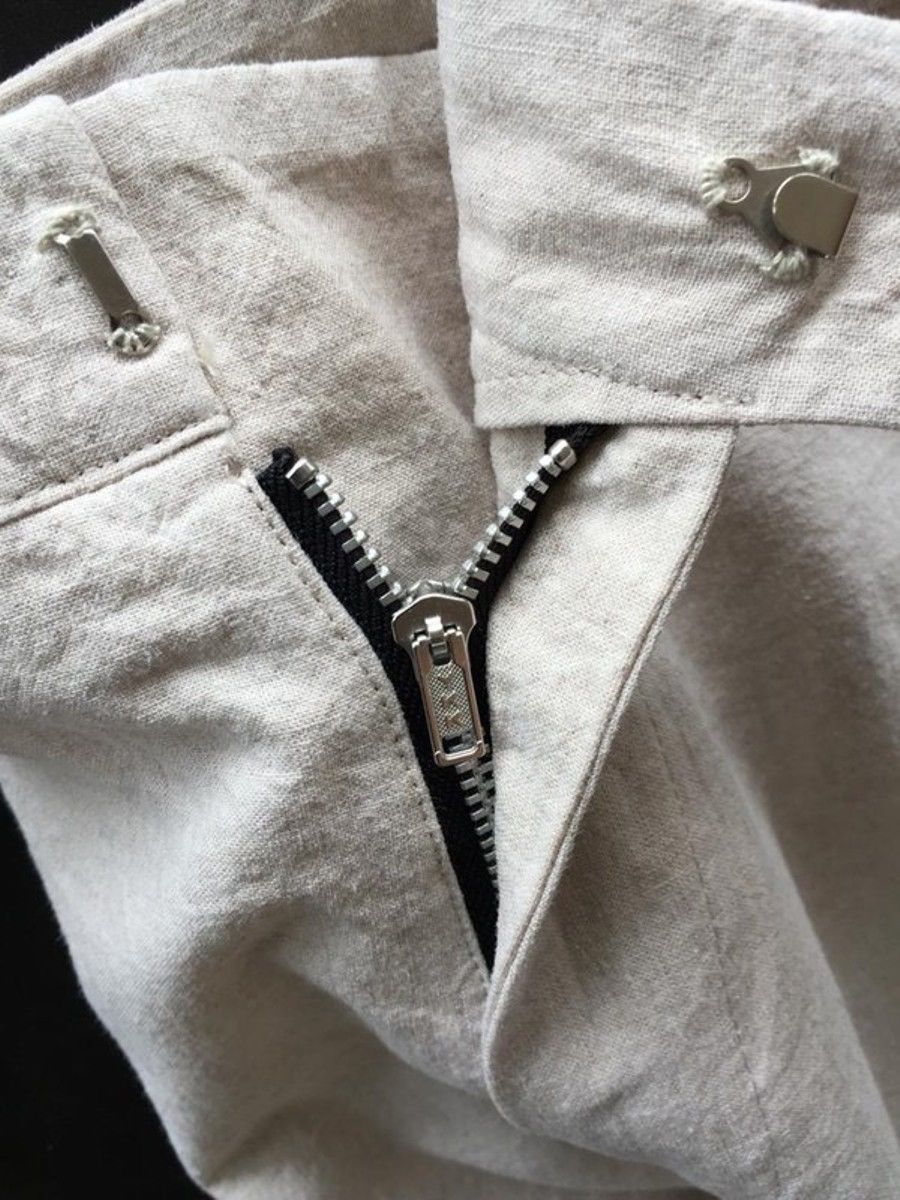 Yohji Yamamoto 💥Yohji Yamamoto Signature Linen Pant Size 30" / US 8 / IT 44 - 6 Thumbnail