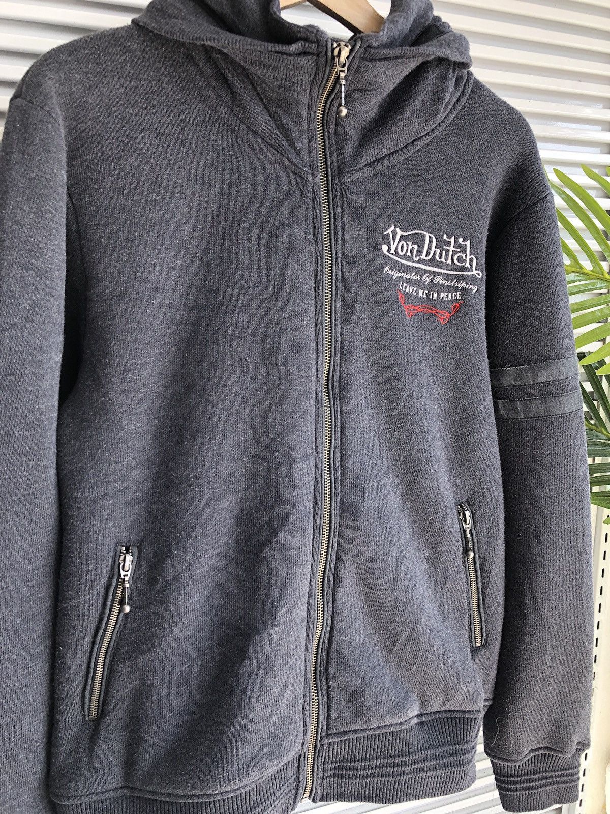 Japanese Brand Von Dutch Love Addict Sherpa Zipper Jacket Hoodie Size US M / EU 48-50 / 2 - 4 Thumbnail