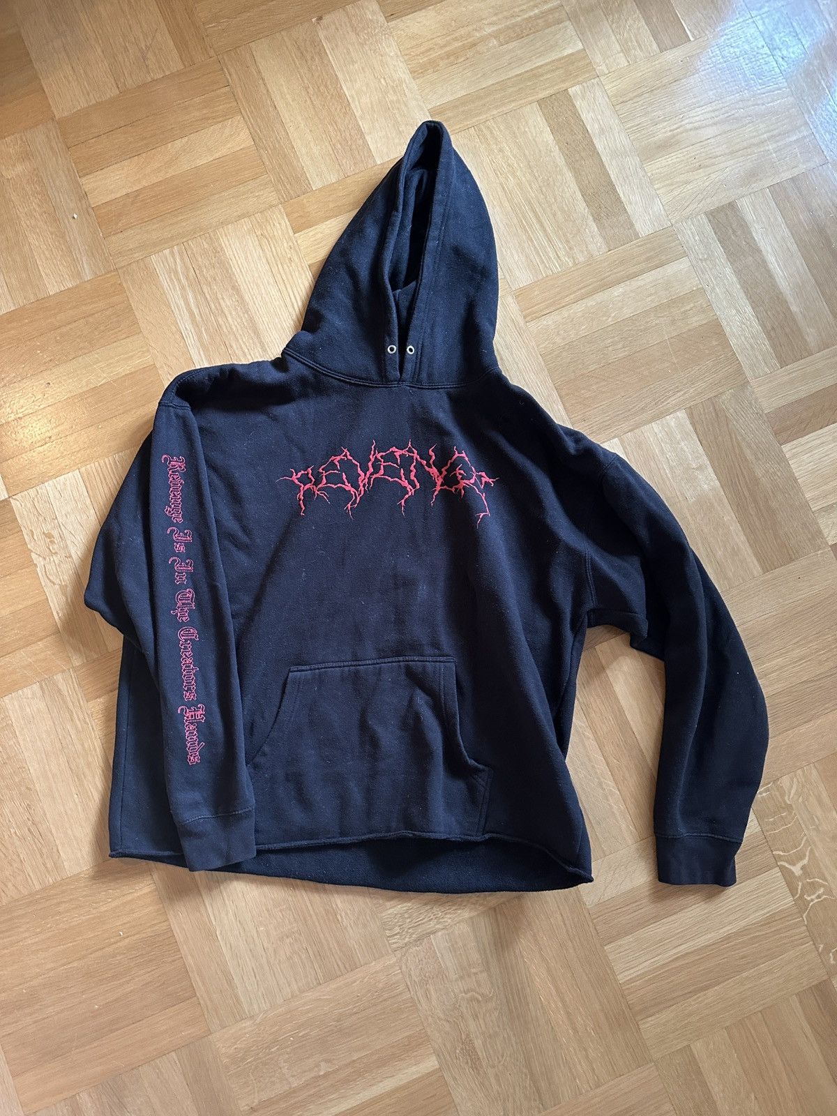 Revenge Anarchy hot Hoodie Black Red