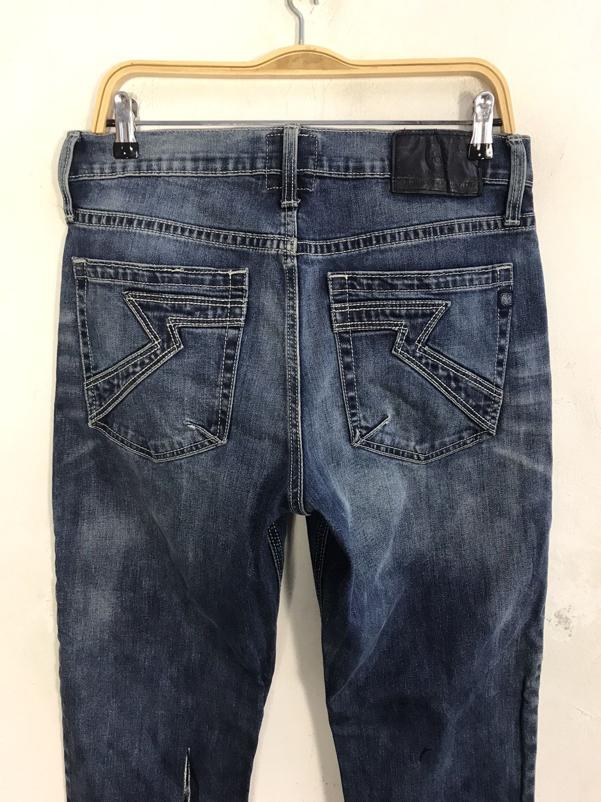 Rock & Republic × Vintage Hype 90s Rock & Republic Jeans Indigo Denim Straight Cut Size US 32 / EU 48 - 4 Thumbnail