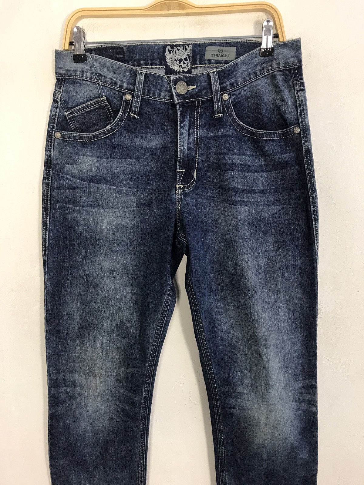 Rock & Republic × Vintage Hype 90s Rock & Republic Jeans Indigo Denim Straight Cut Size US 32 / EU 48 - 3 Thumbnail