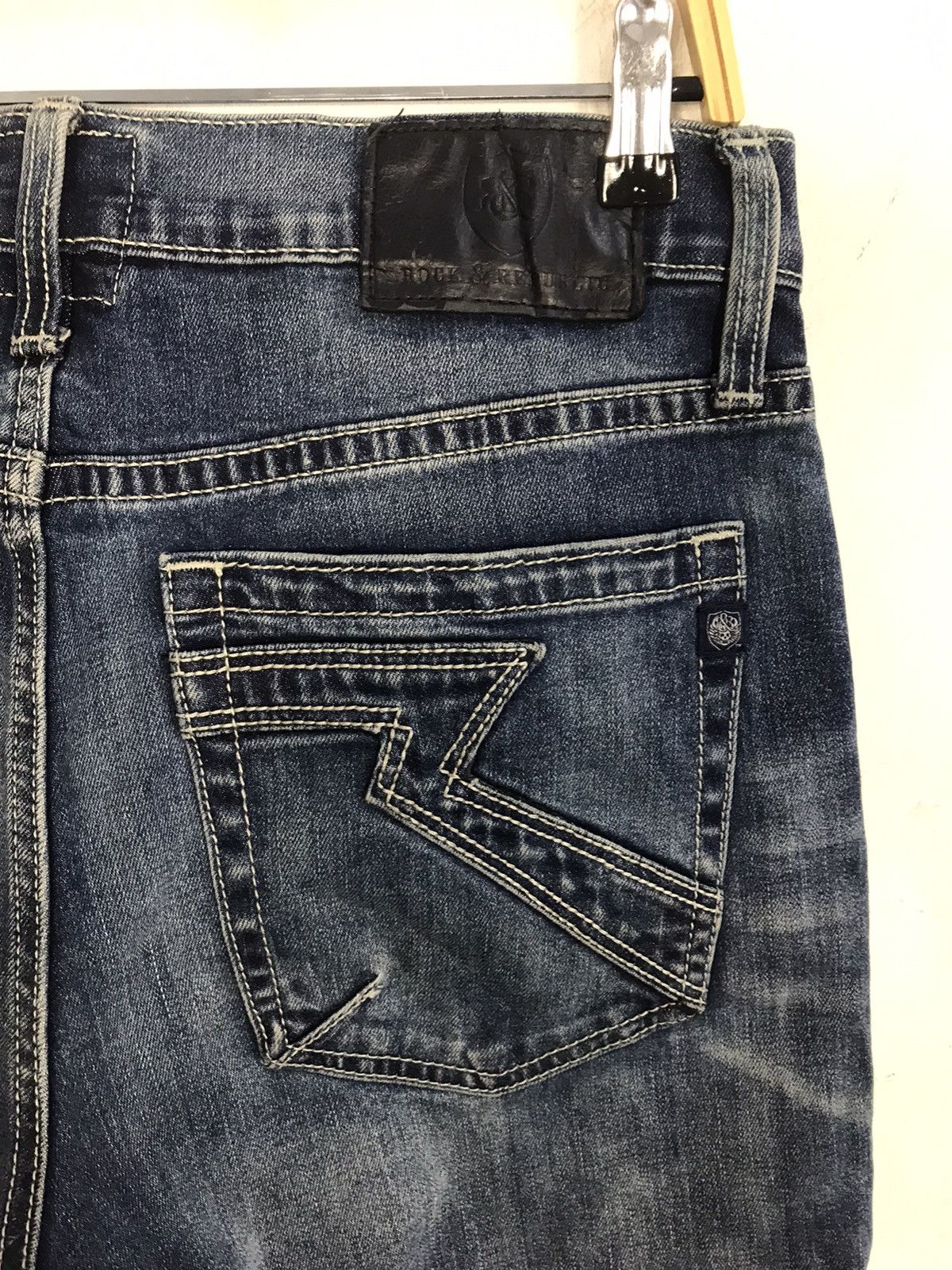 Rock & Republic × Vintage Hype 90s Rock & Republic Jeans Indigo Denim Straight Cut Size US 32 / EU 48 - 8 Thumbnail
