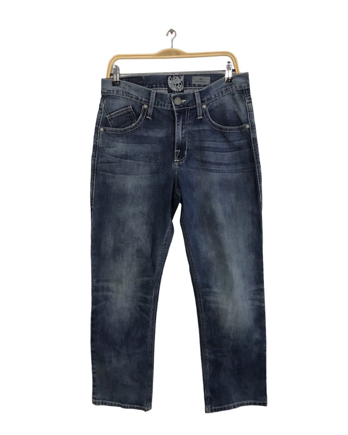 Rock & Republic × Vintage Hype 90s Rock & Republic Jeans Indigo Denim Straight Cut Size US 32 / EU 48 - 1 Thumbnail