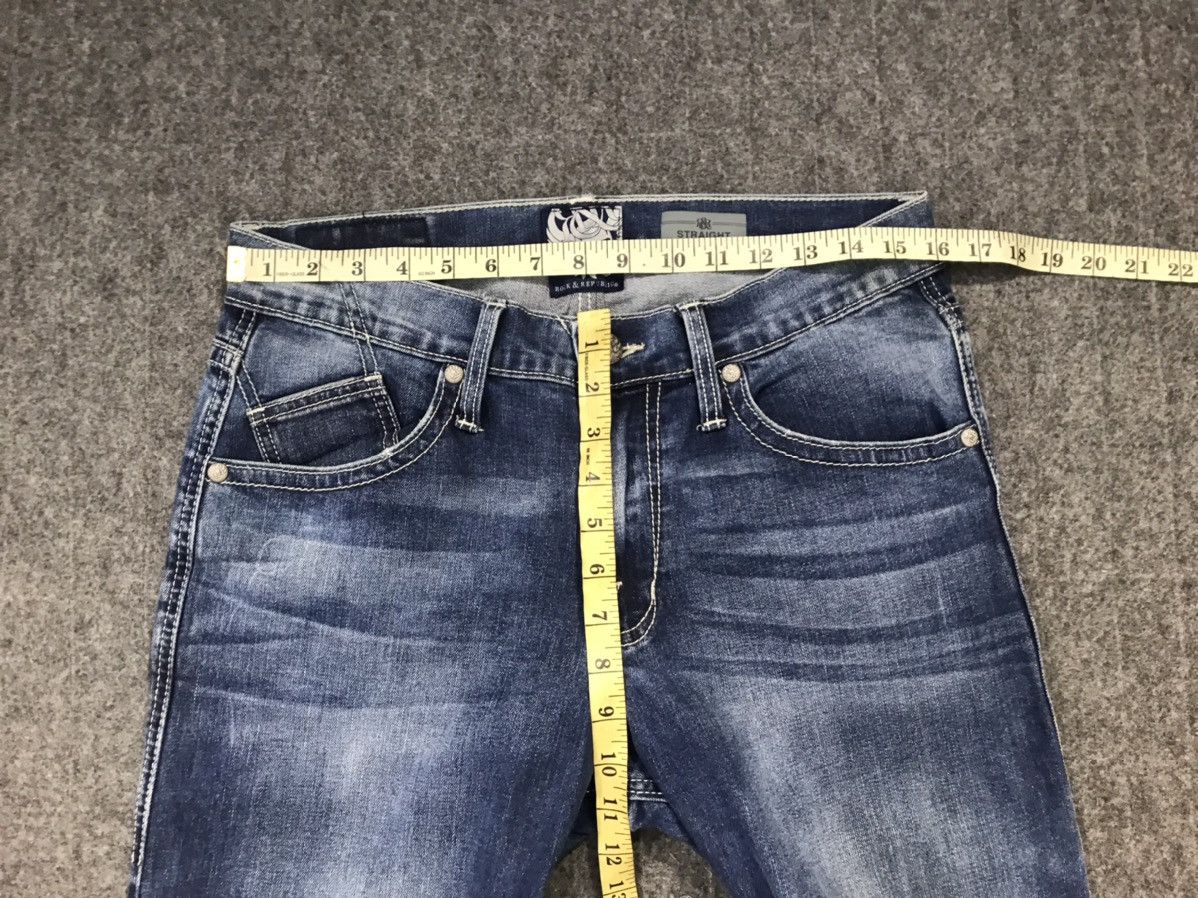 Rock & Republic × Vintage Hype 90s Rock & Republic Jeans Indigo Denim Straight Cut Size US 32 / EU 48 - 12 Thumbnail
