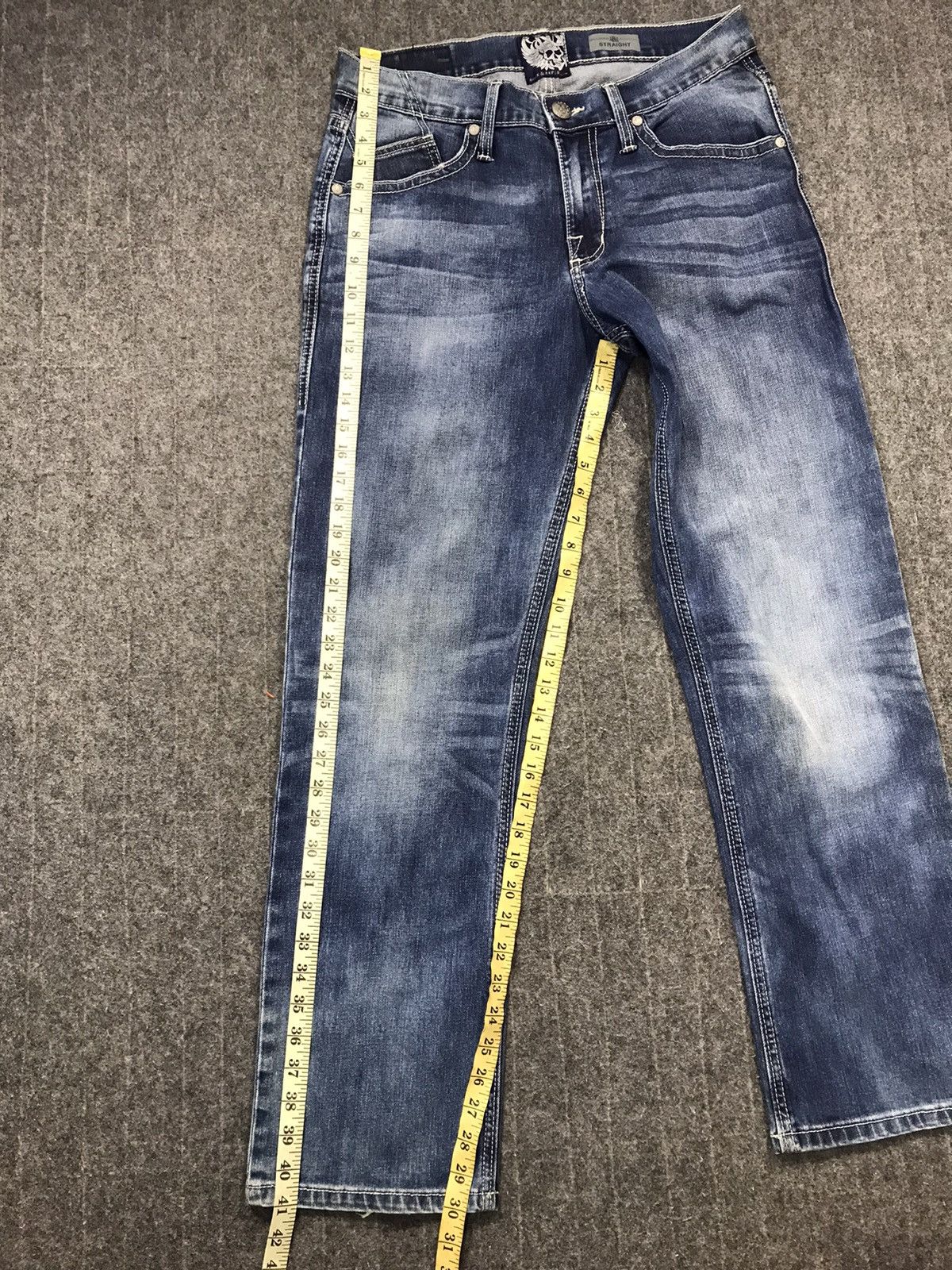 Rock & Republic × Vintage Hype 90s Rock & Republic Jeans Indigo Denim Straight Cut Size US 32 / EU 48 - 13 Thumbnail