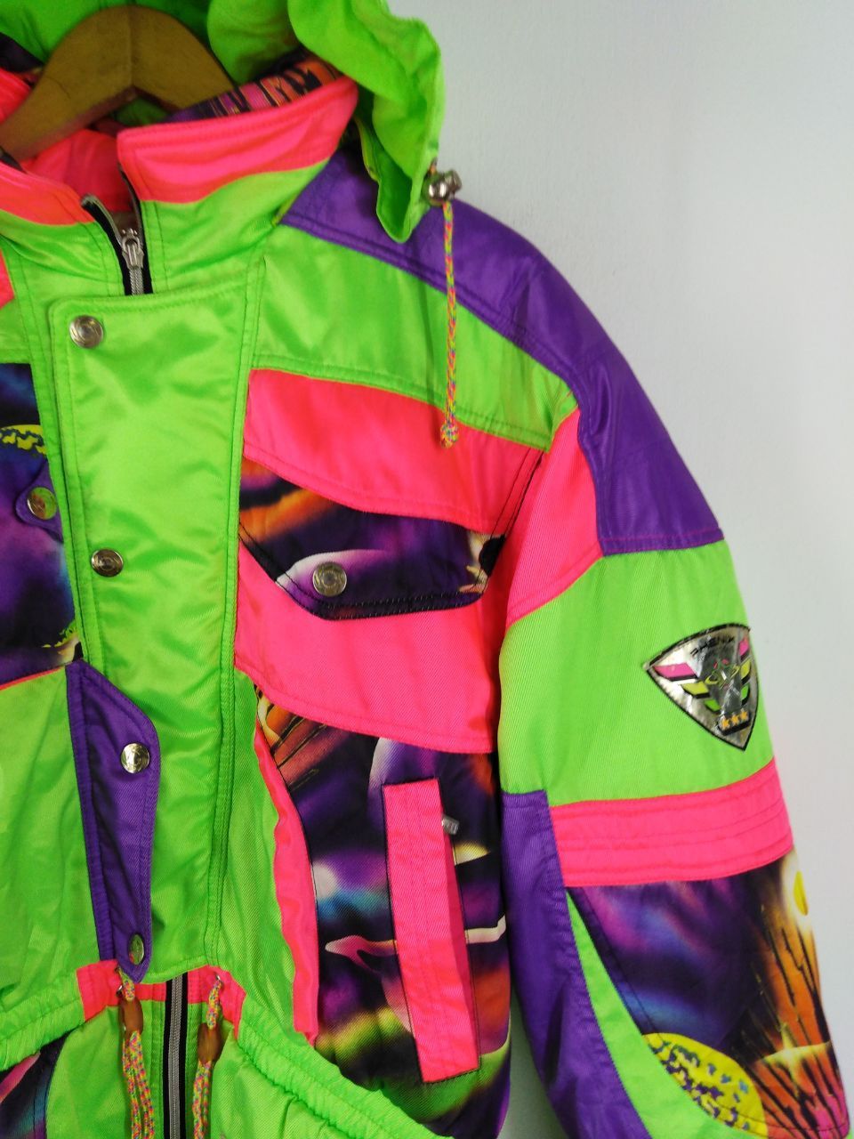 Vintage COMET PHENIX COMPETITION DIAMOND DUST TEAM SKIT JACKET Size US L / EU 52-54 / 3 - 11 Thumbnail