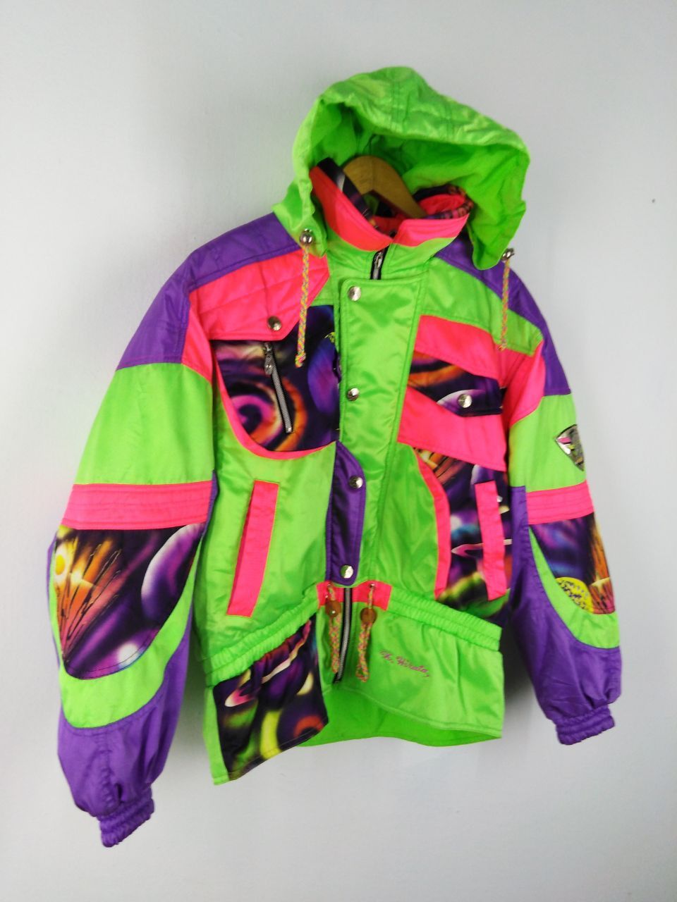 Vintage COMET PHENIX COMPETITION DIAMOND DUST TEAM SKIT JACKET Size US L / EU 52-54 / 3 - 8 Thumbnail