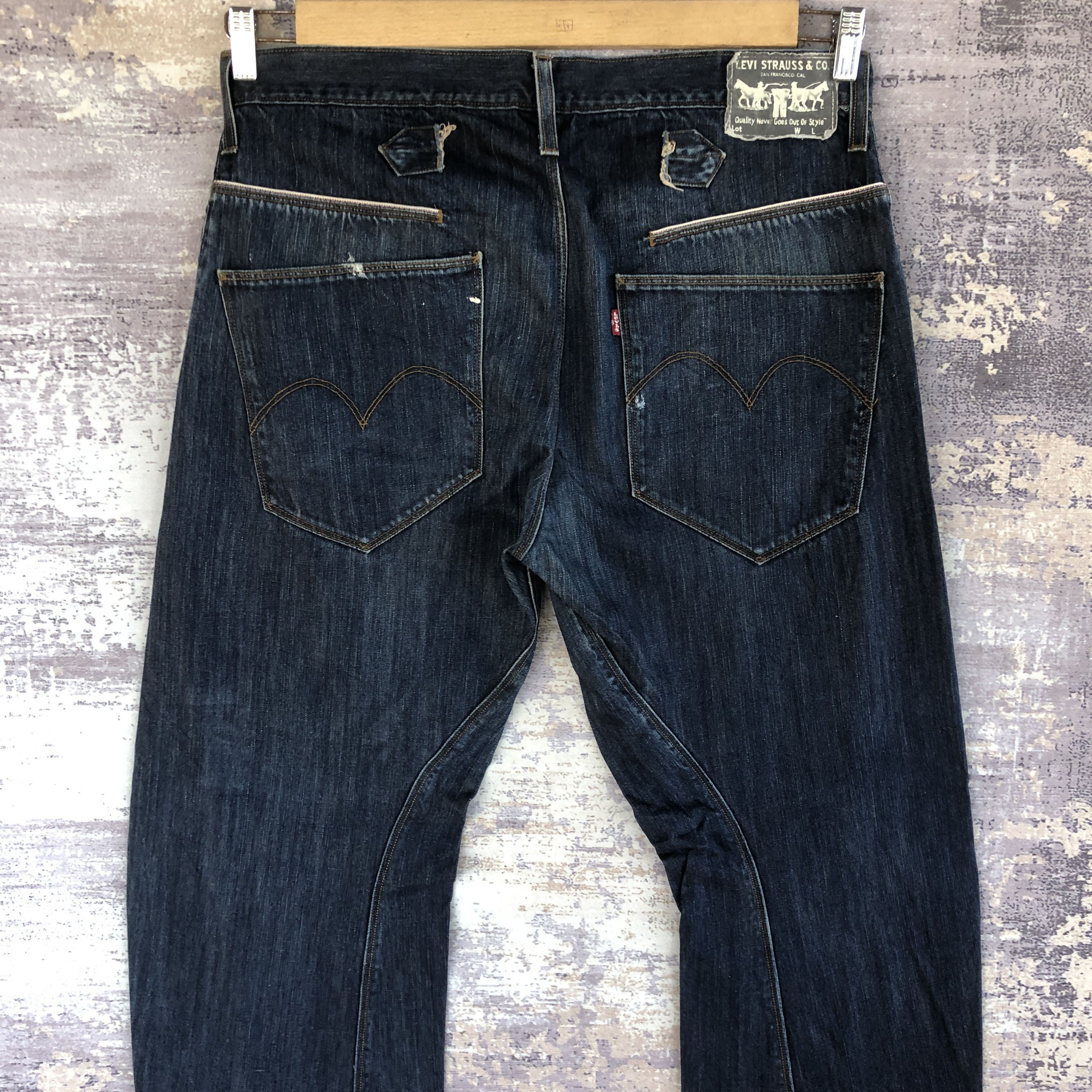 Levi's × Vintage Vintage Y2K Levis Jeans Levi's 545 Blue Denim Size US 36 / EU 52 - 4 Thumbnail