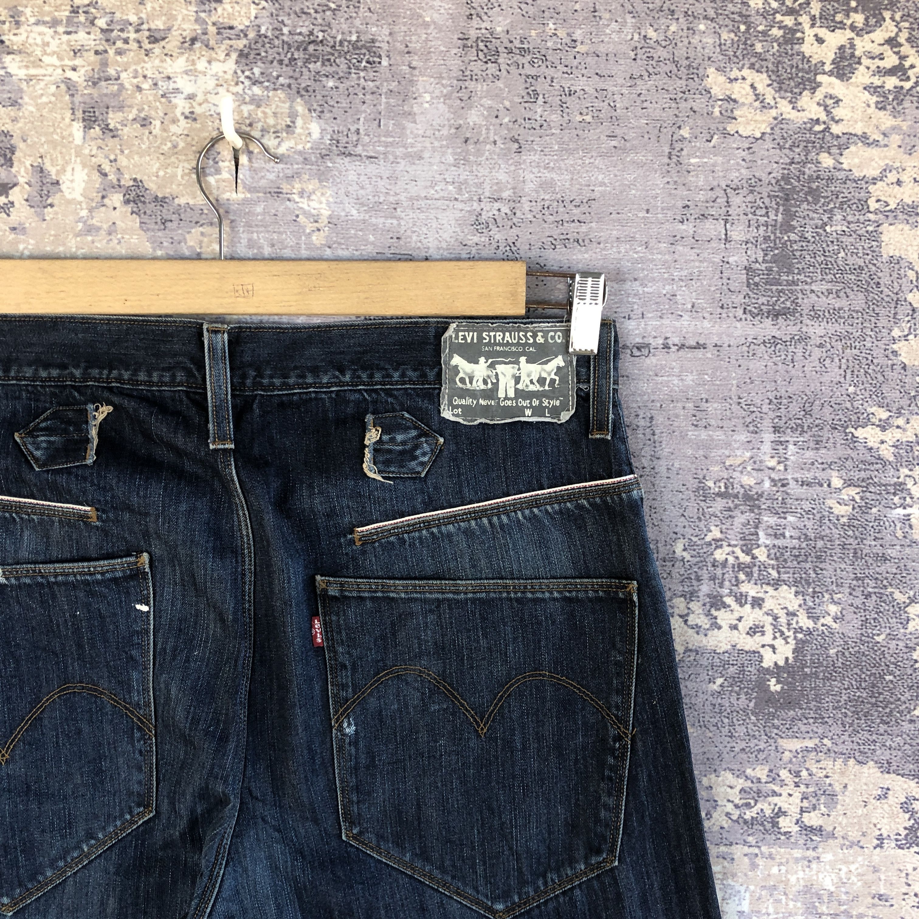 Levi's × Vintage Vintage Y2K Levis Jeans Levi's 545 Blue Denim Size US 36 / EU 52 - 5 Thumbnail