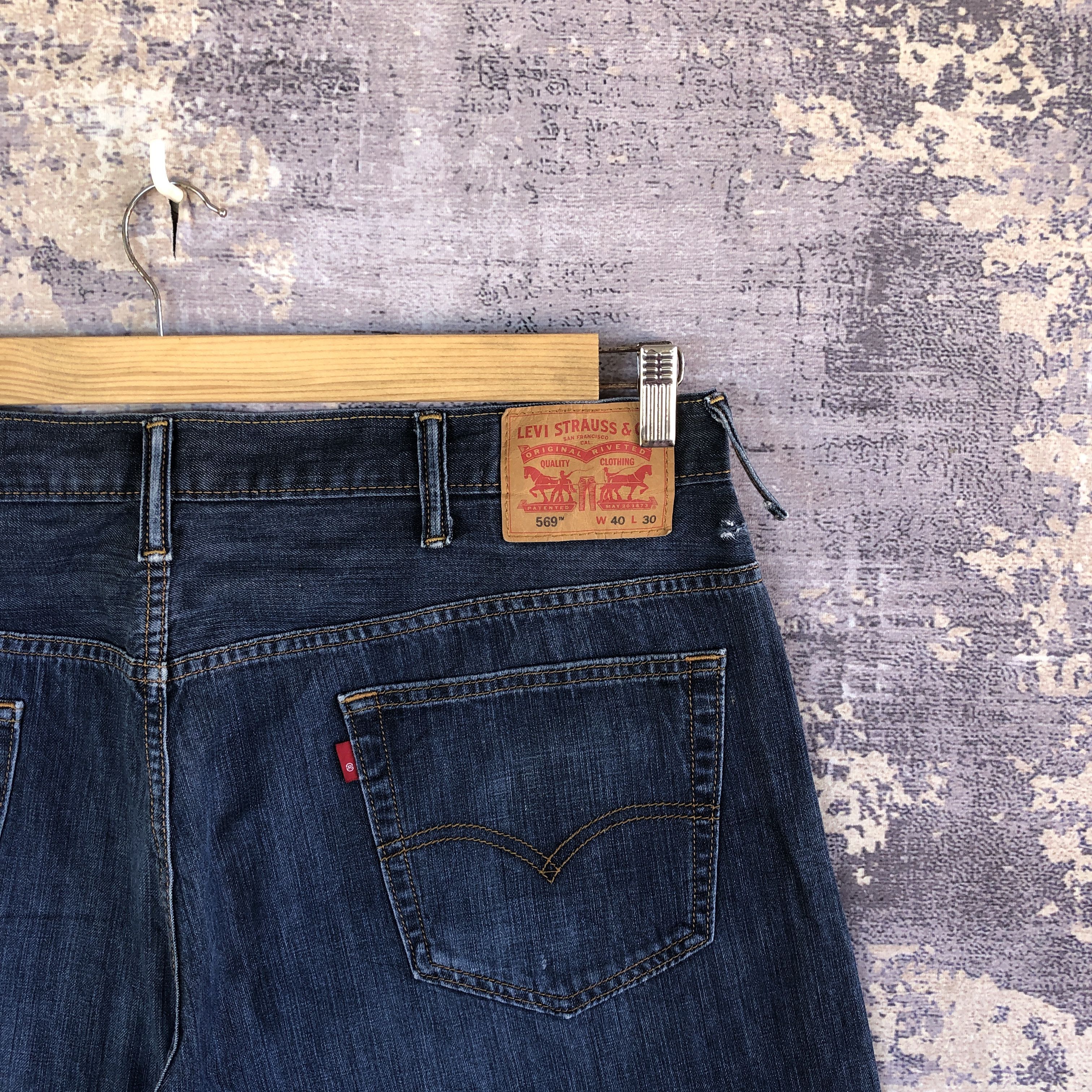 Levi's × Vintage Vintage Levi's 569 Jeans Baggy Loose Straight Denim Pants Size US 40 / EU 56 - 5 Thumbnail