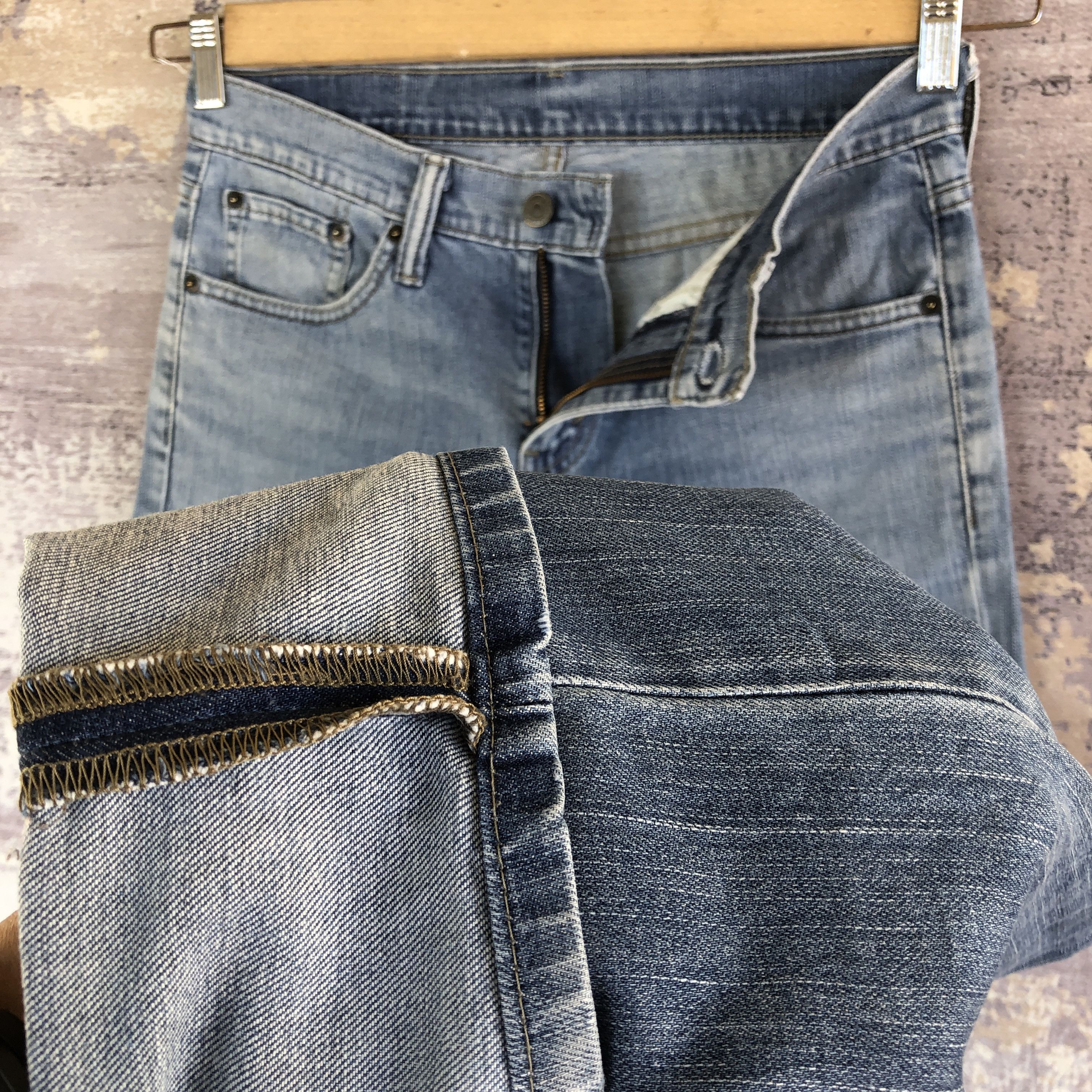 Levi's Vintage Levi's 511 Faded Blue Jeans Slim Tapered Denim Pants Size US 30 / EU 46 - 8 Thumbnail