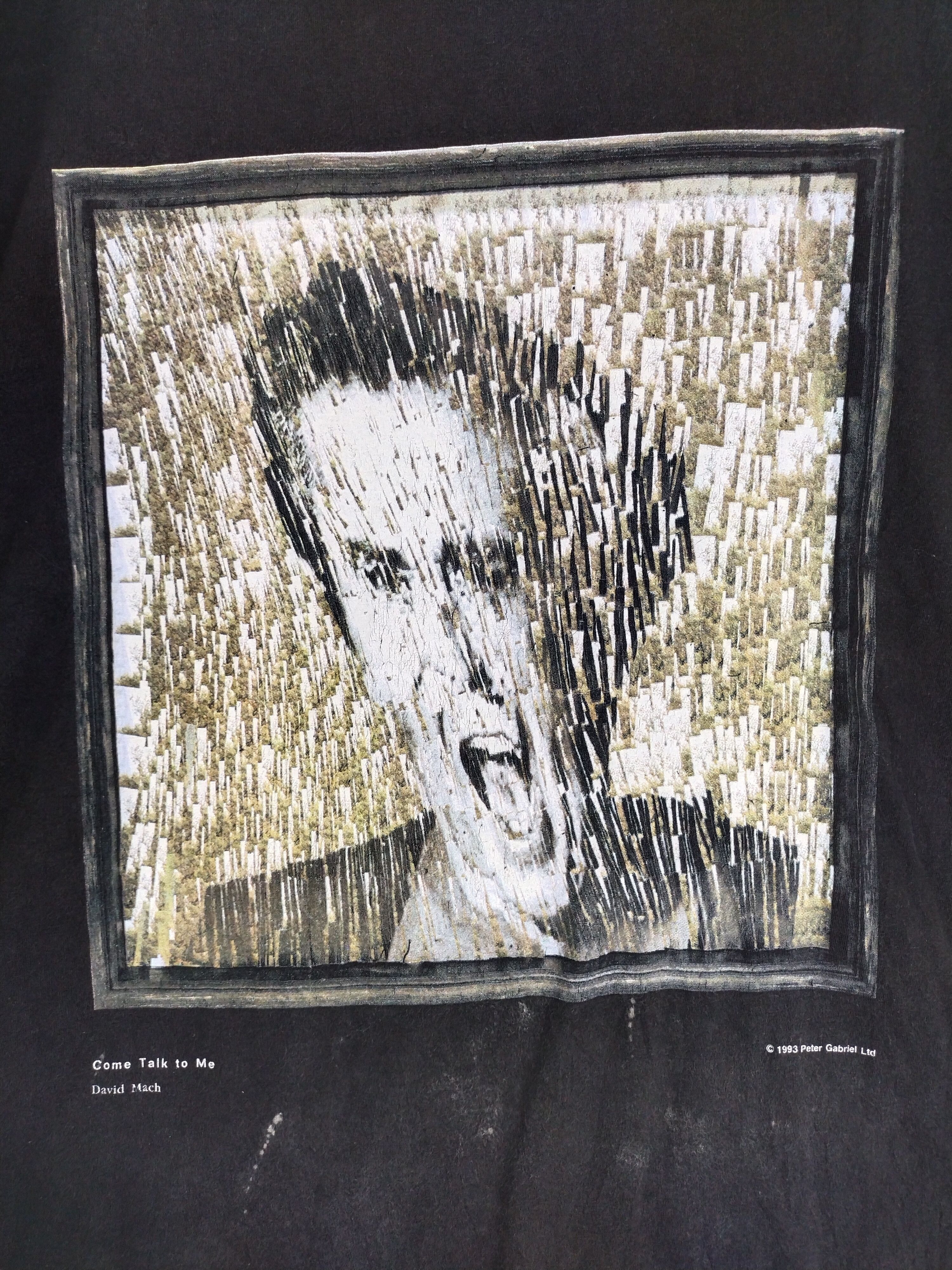 Band Tees VINTAGE 90s PETER GABRIEL US TOUR SHIRT TEE Size US L / EU 52-54 / 3 - 2 Thumbnail