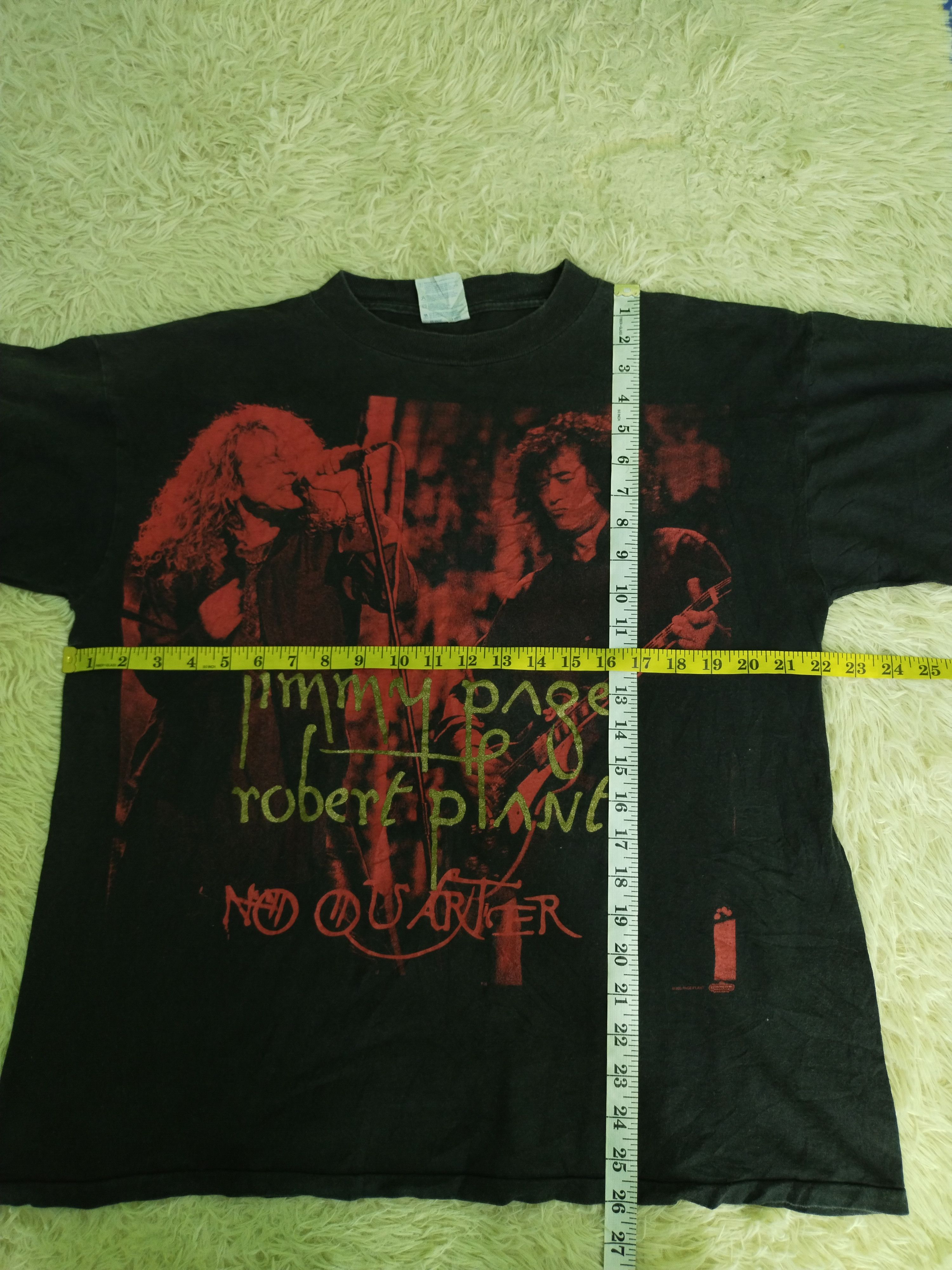 Band Tees VINTAGE 90s JIMMY PAGE & ROBERT PLANT SHIRT TEE Size US L / EU 52-54 / 3 - 13 Thumbnail