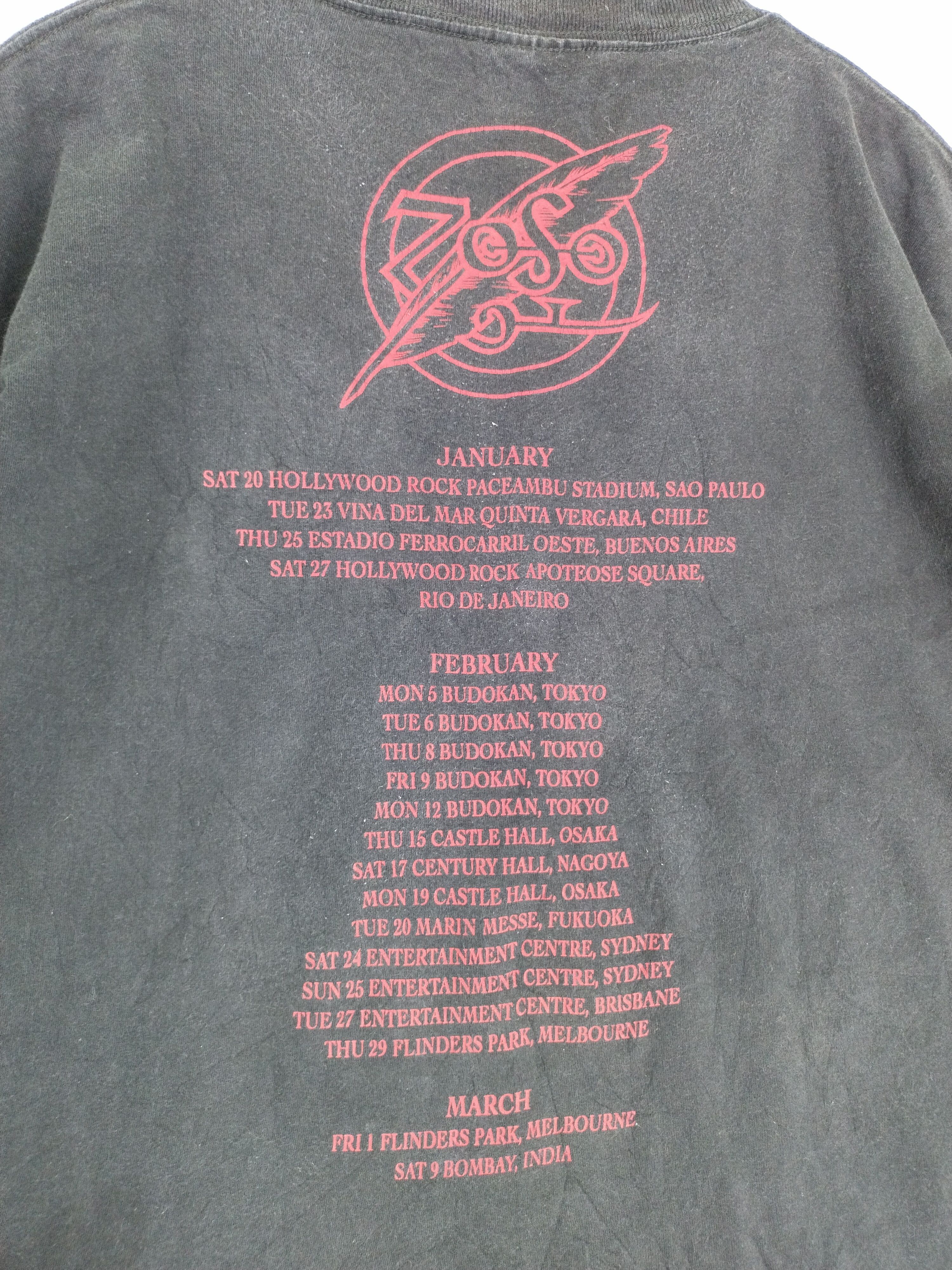 Band Tees VINTAGE 90s JIMMY PAGE & ROBERT PLANT SHIRT TEE Size US L / EU 52-54 / 3 - 9 Thumbnail