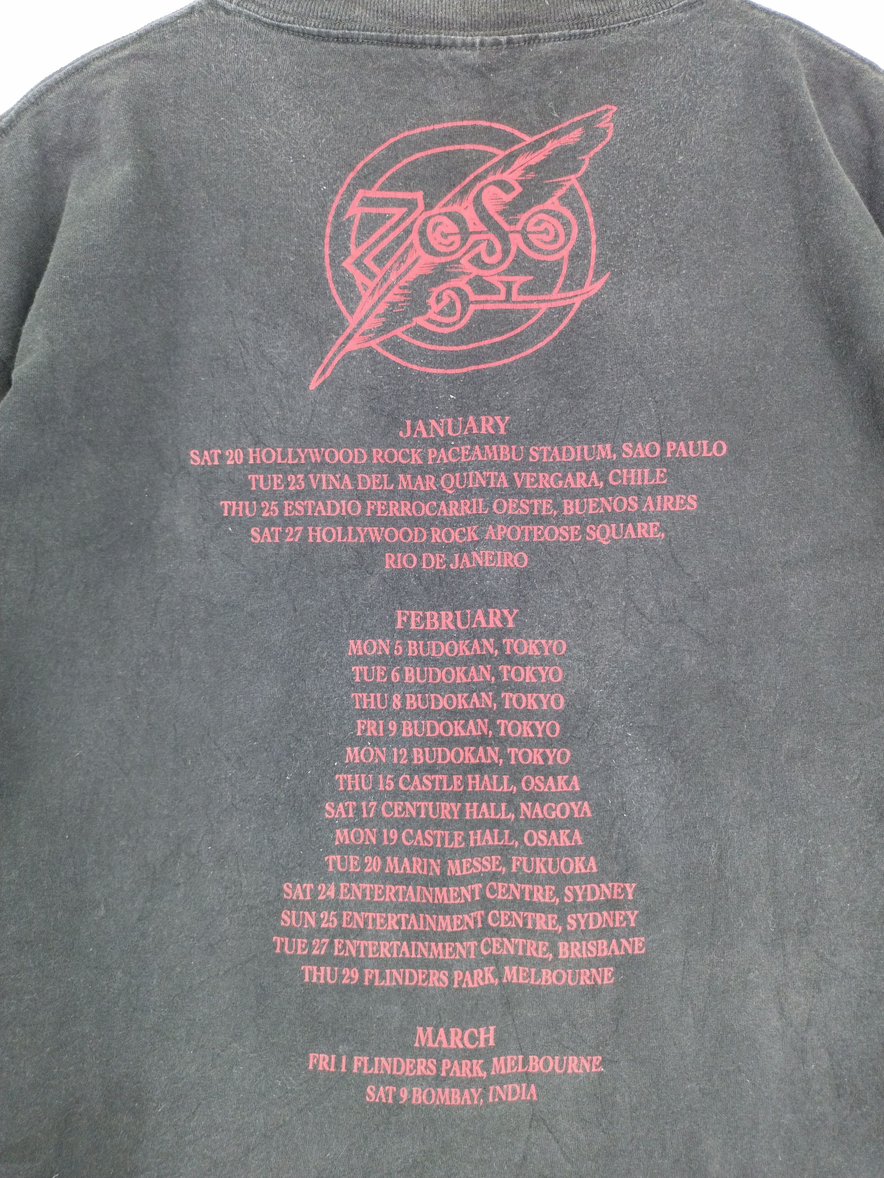 Band Tees VINTAGE 90s JIMMY PAGE & ROBERT PLANT SHIRT TEE Size US L / EU 52-54 / 3 - 10 Thumbnail