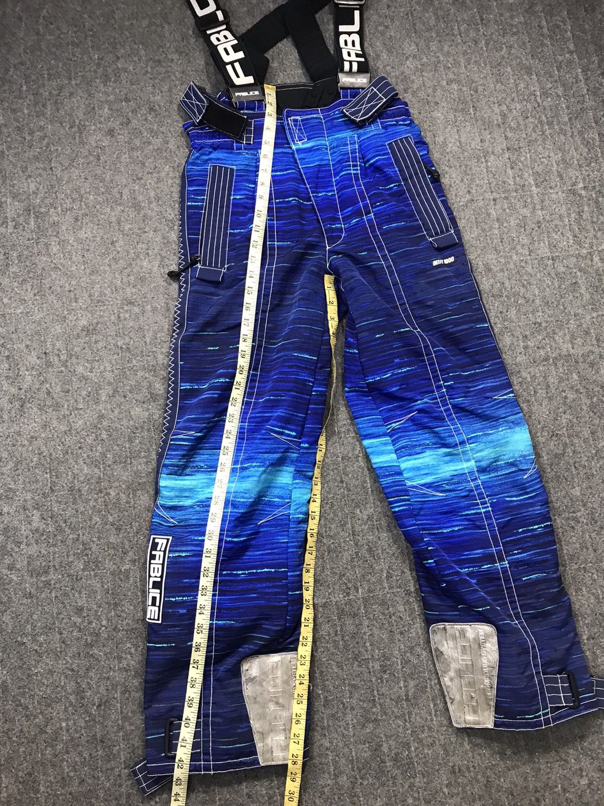 Japanese Brand Hype 90s Fablice Overall Padded Ski Pant Size Waist 30 Size US 30 / EU 46 - 8 Thumbnail